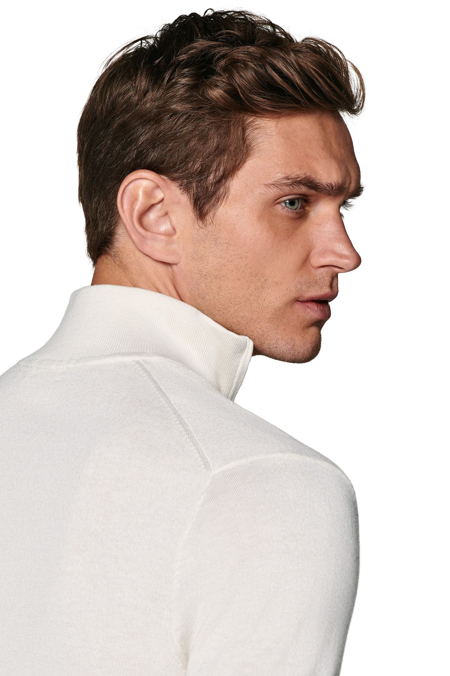 HALF ZIP OFF WHITE CARDIGANS OFF-WHITE 6