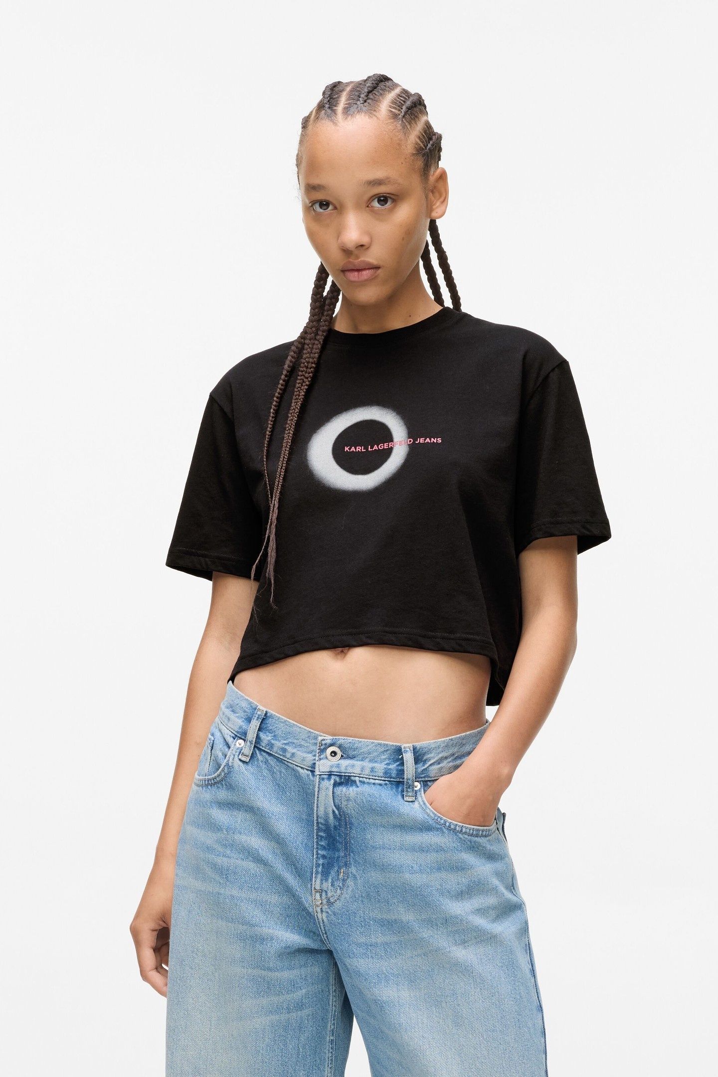 BOXY ECLIPSE GRAPHIC TEE BLACK 1