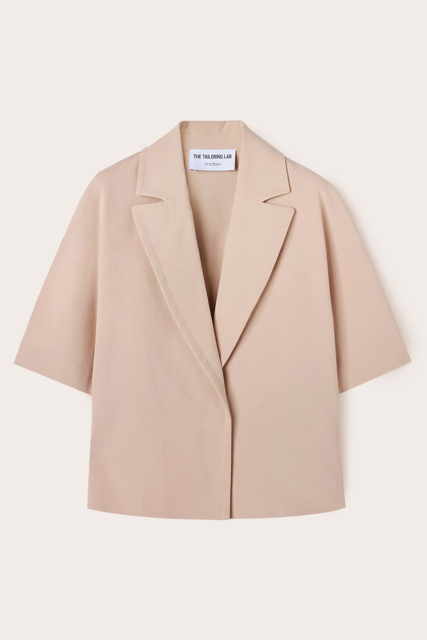 TAILORED PEA COAT BEIGE 4
