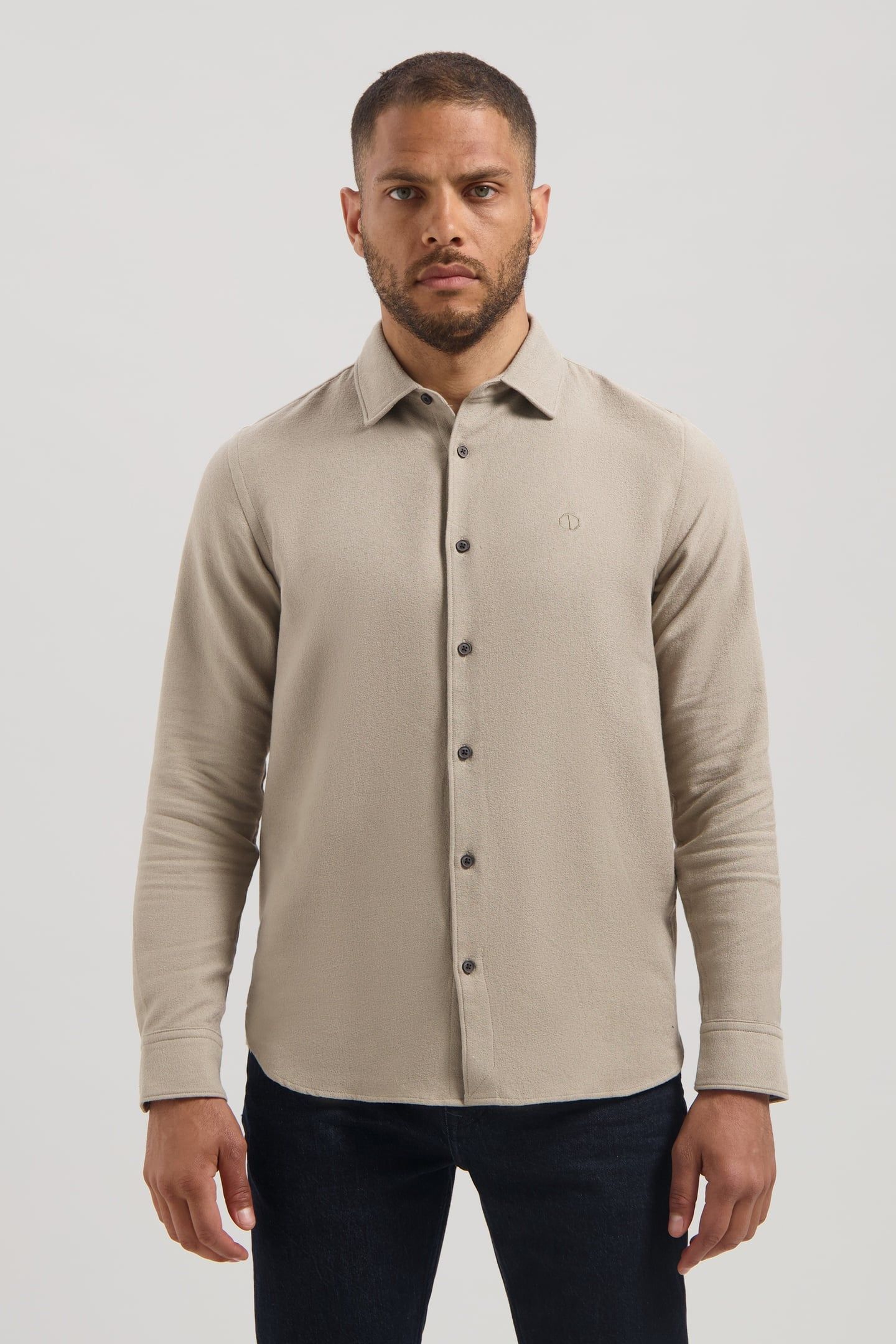 DS_ALVIN SHIRT VINTAGE KHAKI 1
