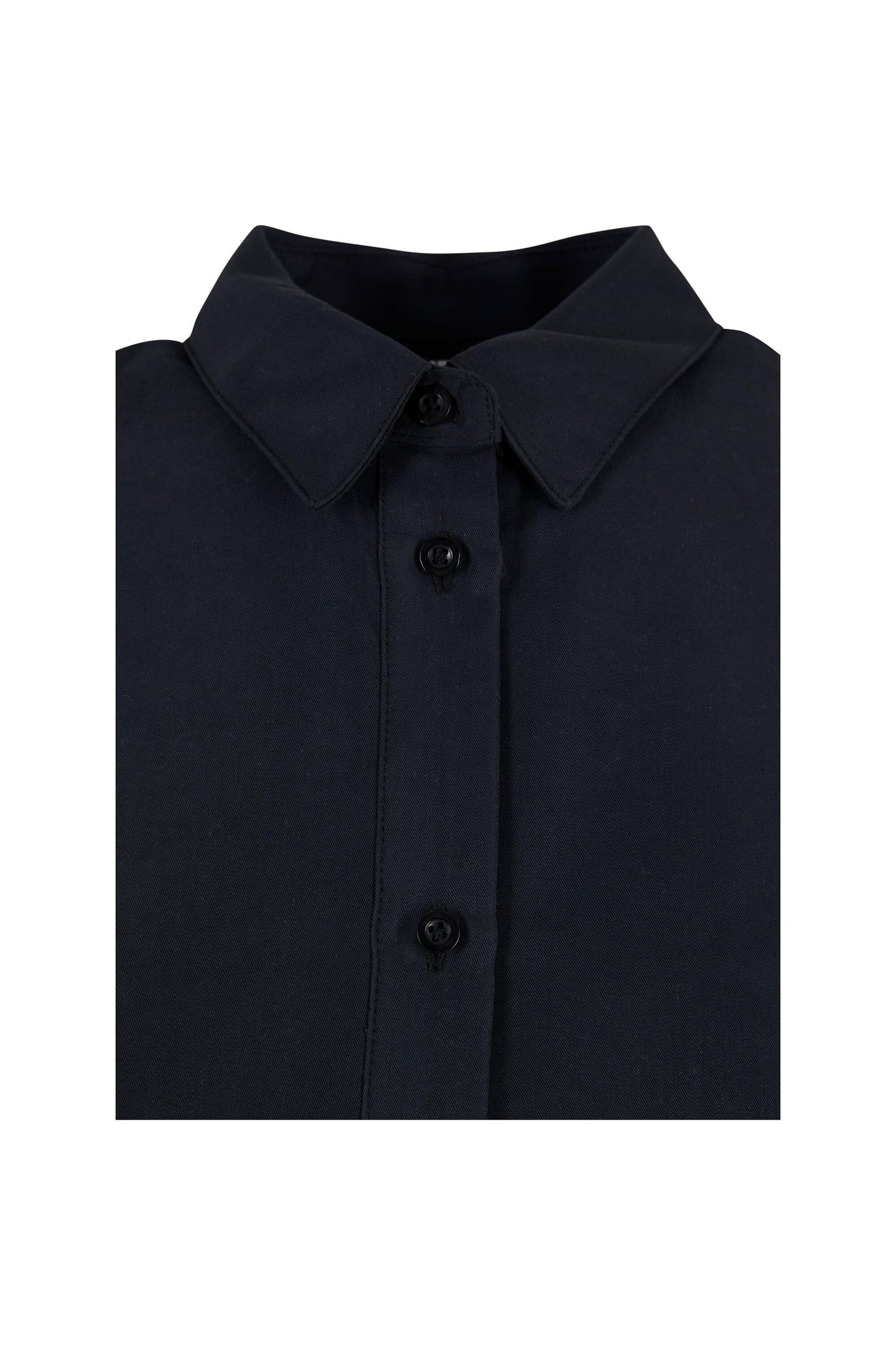 LADIES VISCOSE TWILL JUMPSUIT BLACK 4