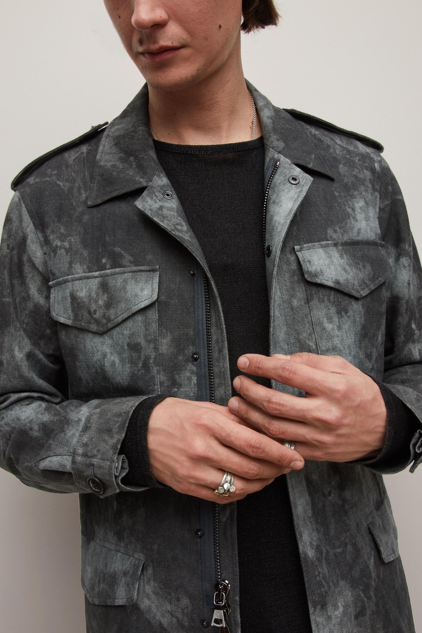 MILITARY INSPIRED OUTERWE IRON GREY 3