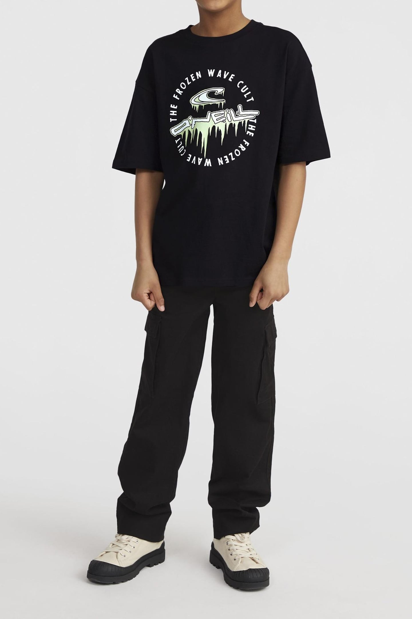 BOYS O'NEILL GRAPHIC T-SHIRT BLACK OUT 2
