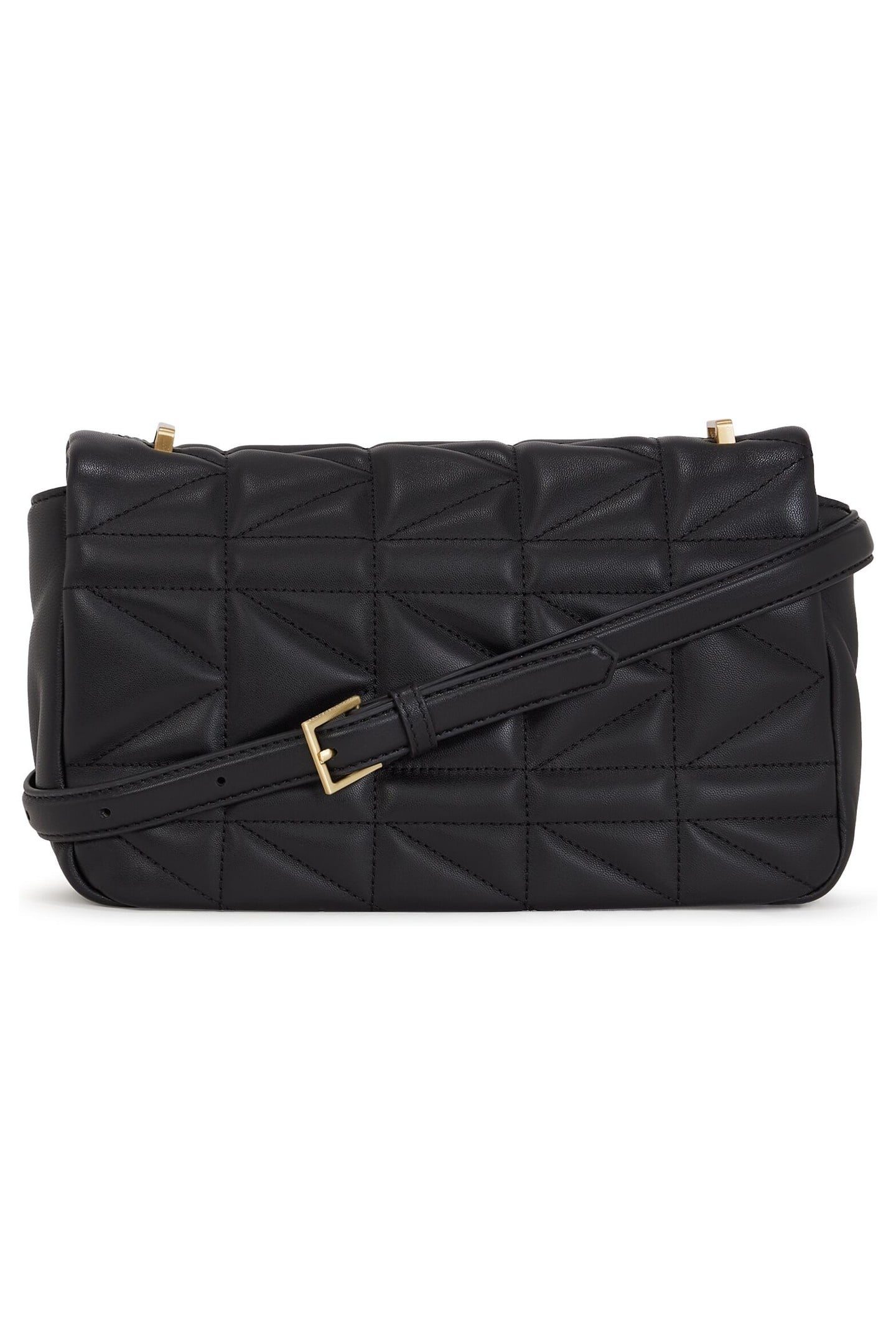 K/KUILT MEDIUM EXT SHOULDER BAG BLACK/GOLD 2
