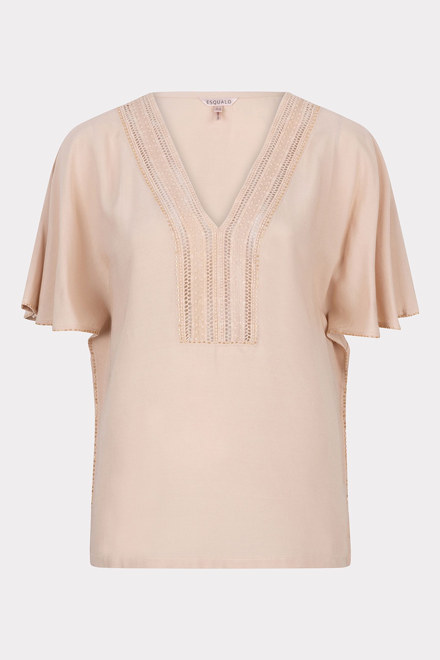 BLOUSE EMBELLISHED SAND 4