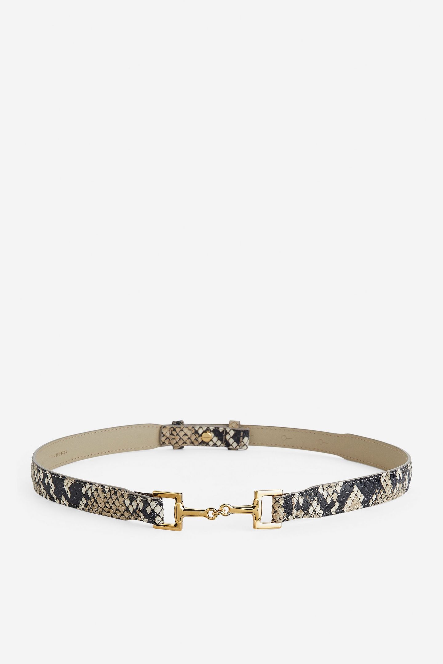 KAYLA BELT SNAKE BROWN 1