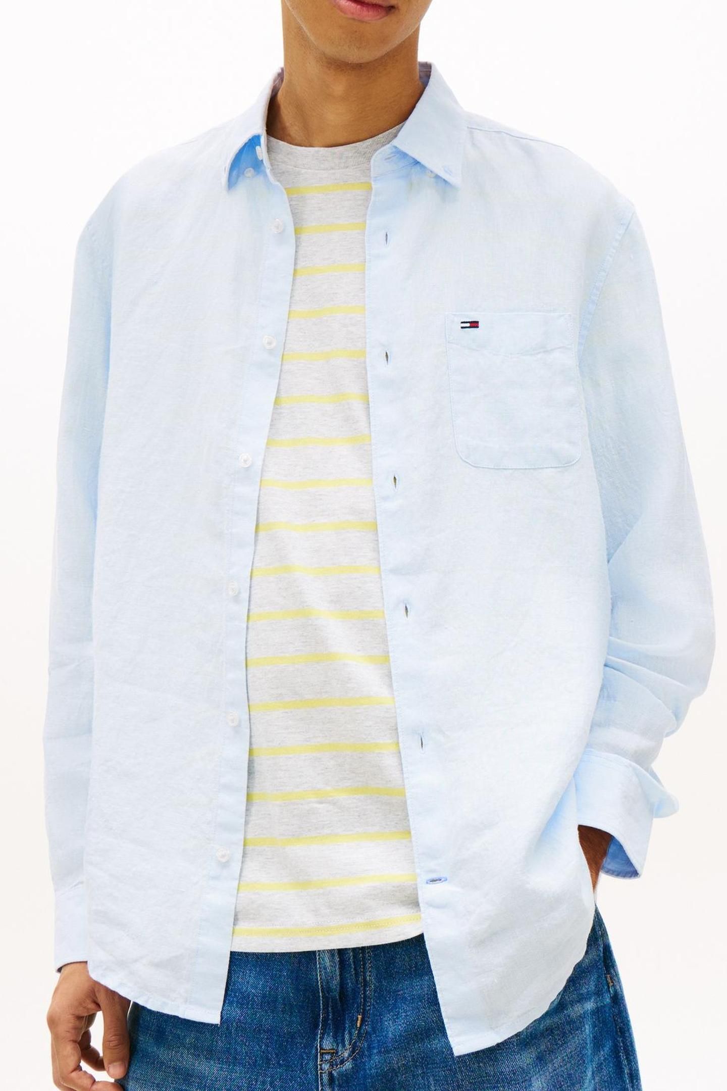 TJM REGULAR LINEN SHIRT SWEET BLUE 2