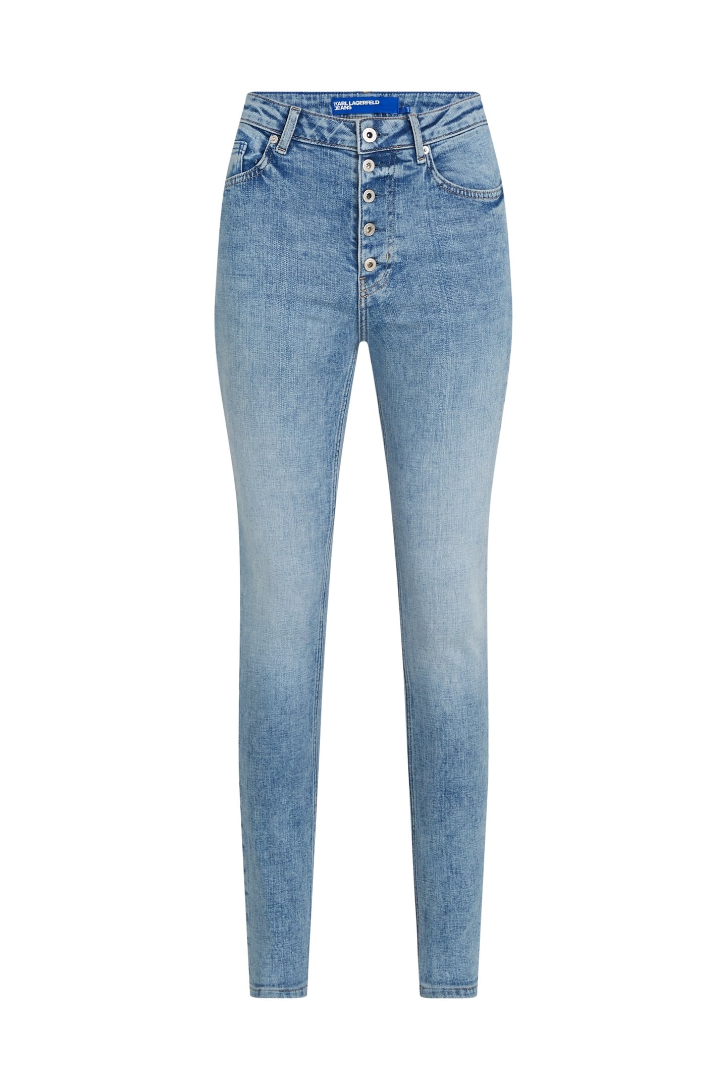 KLJ HR SKINNY SHANK DENIM VISUAL BLUE 3