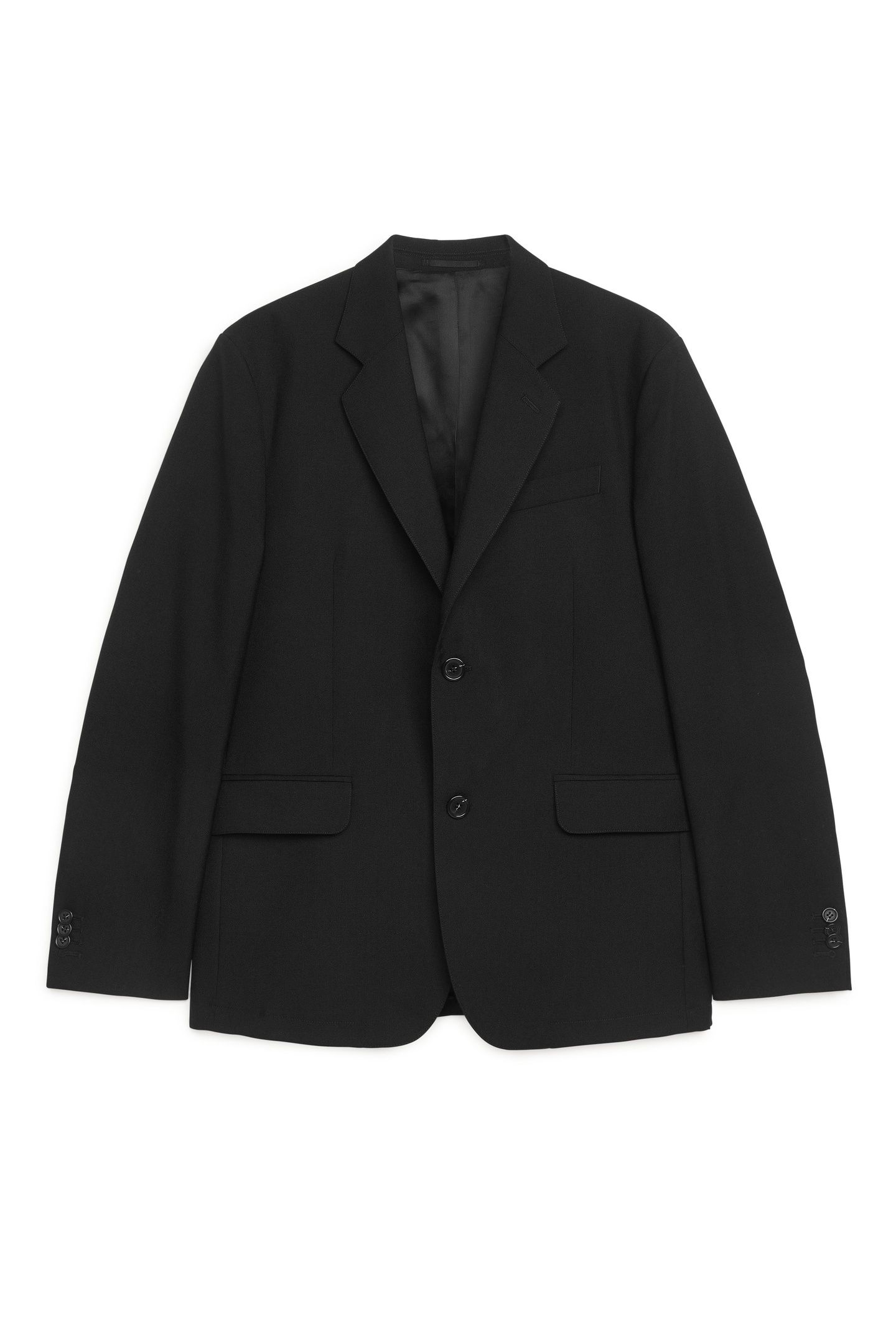 DENNIS HOPSACK SUIT BLAZER BLACK 3