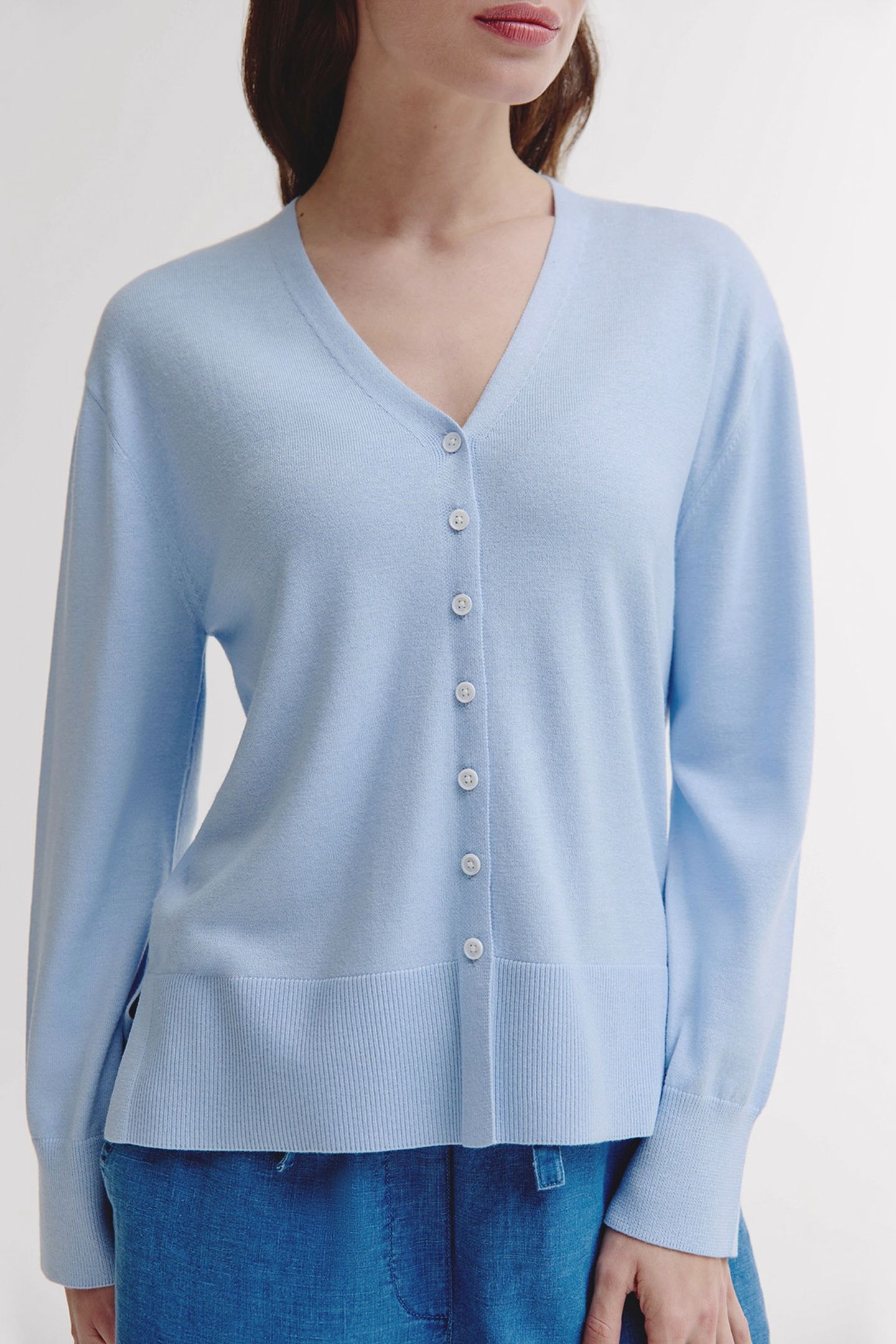 BERCO CARDIGAN LIGHT BLUE 2
