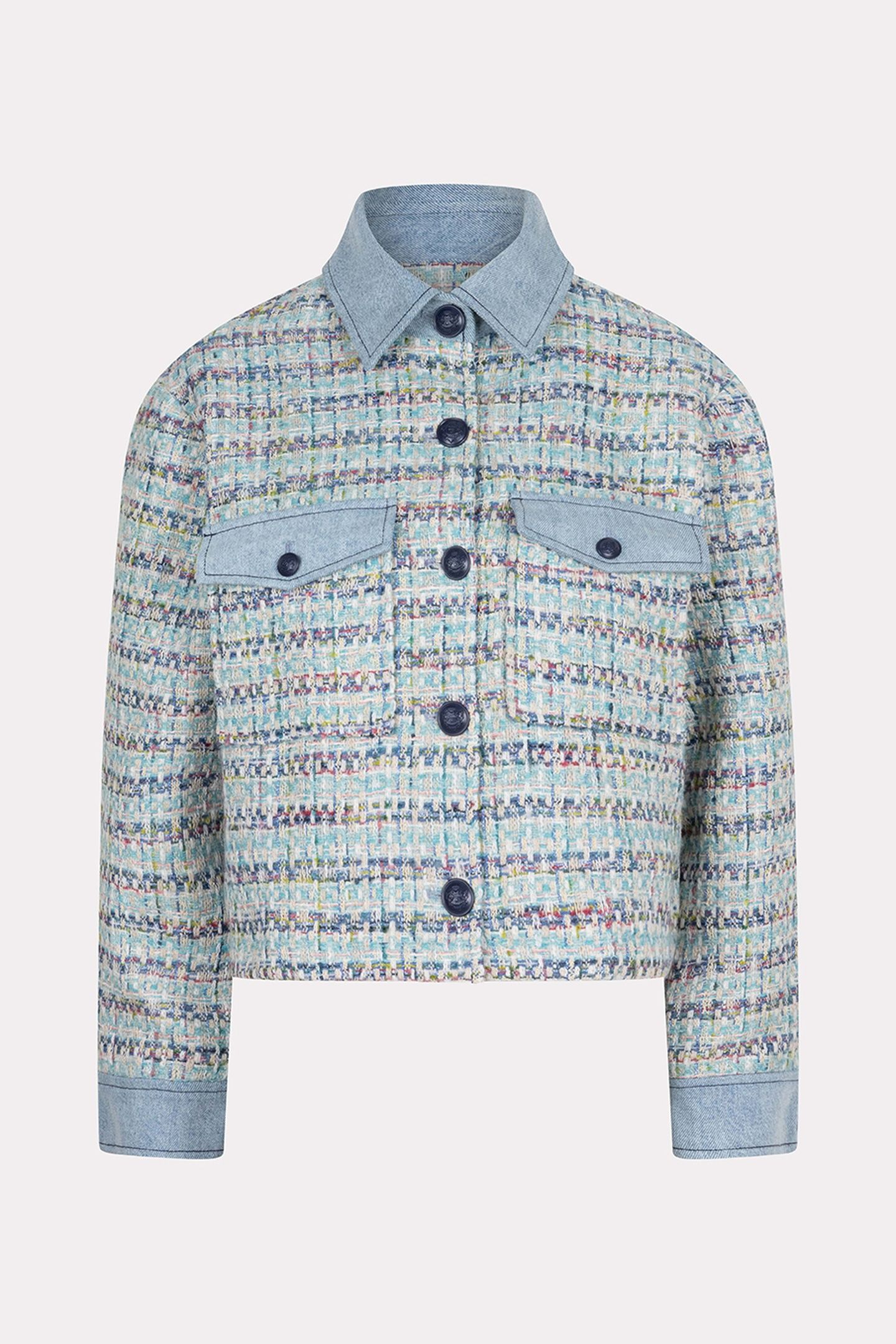 JACKET TWEED JEANS ACCENT BLUE 6