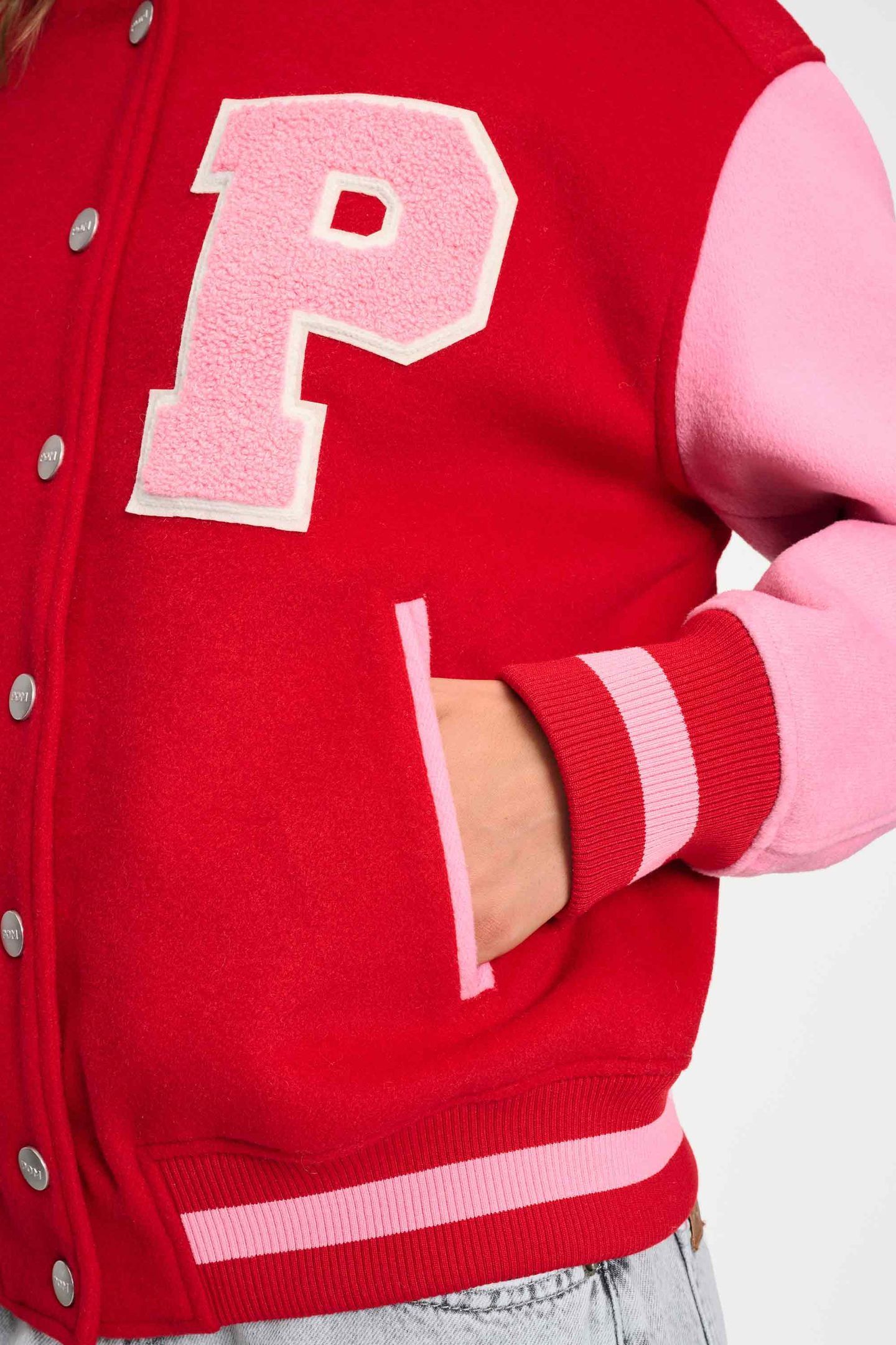 JACKET - BASEBALL CHILI RED 6