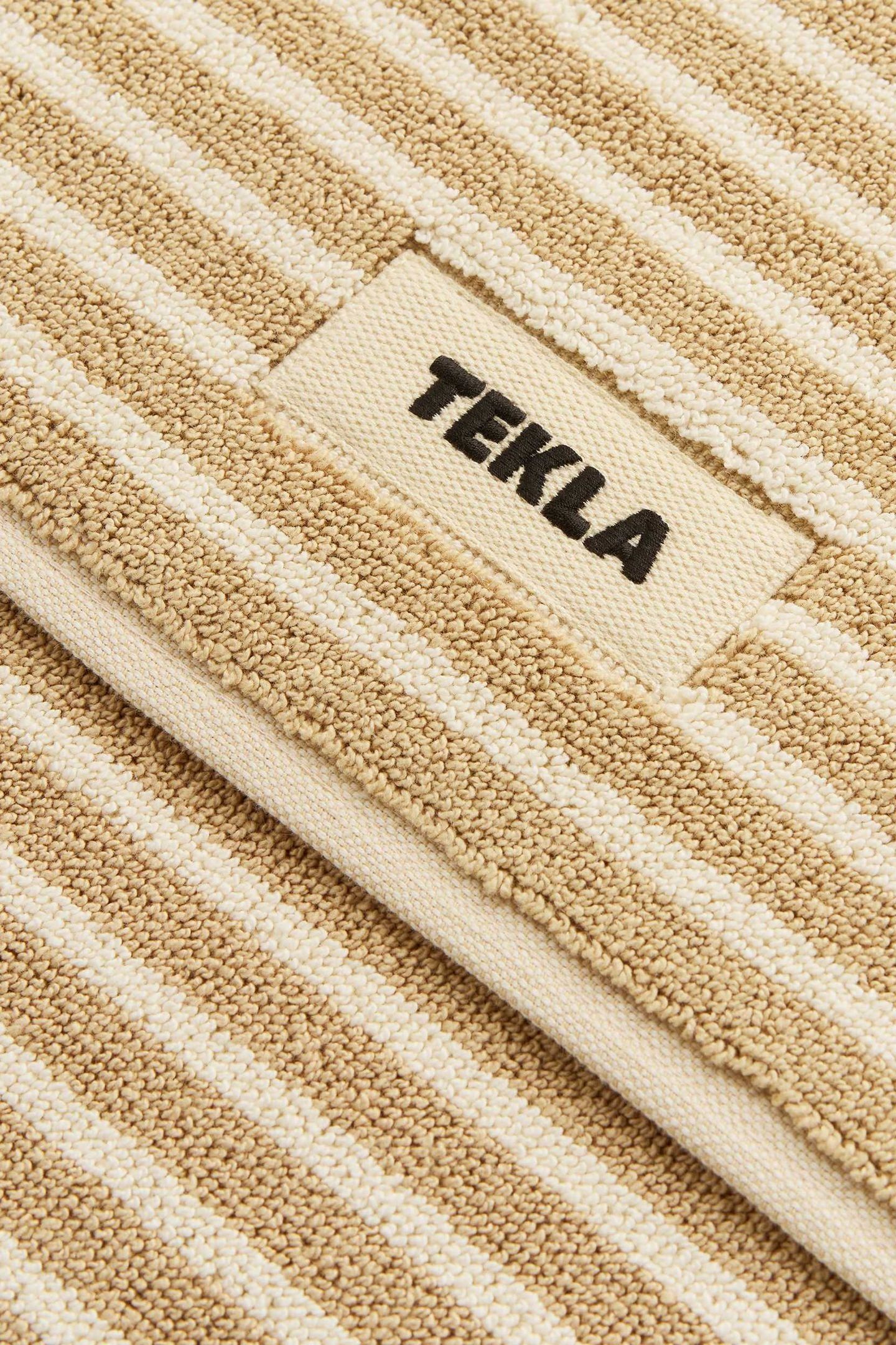 UNISEX BATH MAT IVORY STRIPES 2