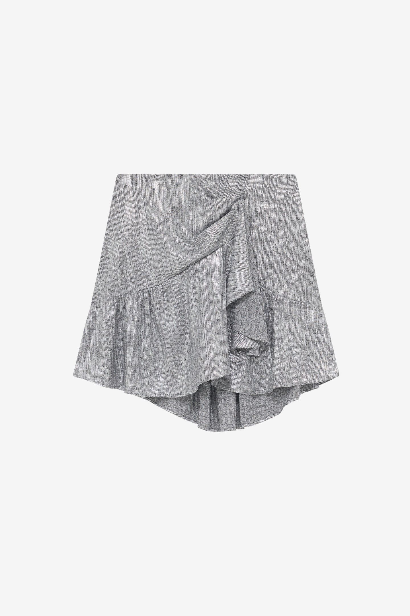 IMANE SKIRT GREY LUREX 4