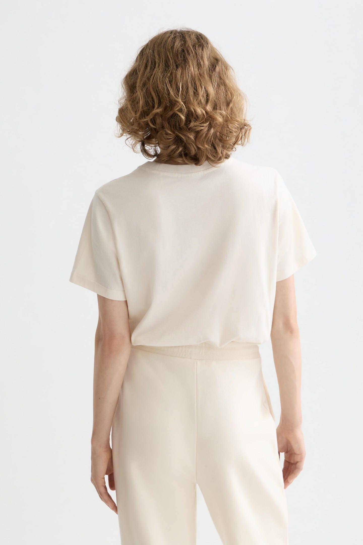 CHEST ARTWORK REGULAR T-SHIRT OFF WHITE 3
