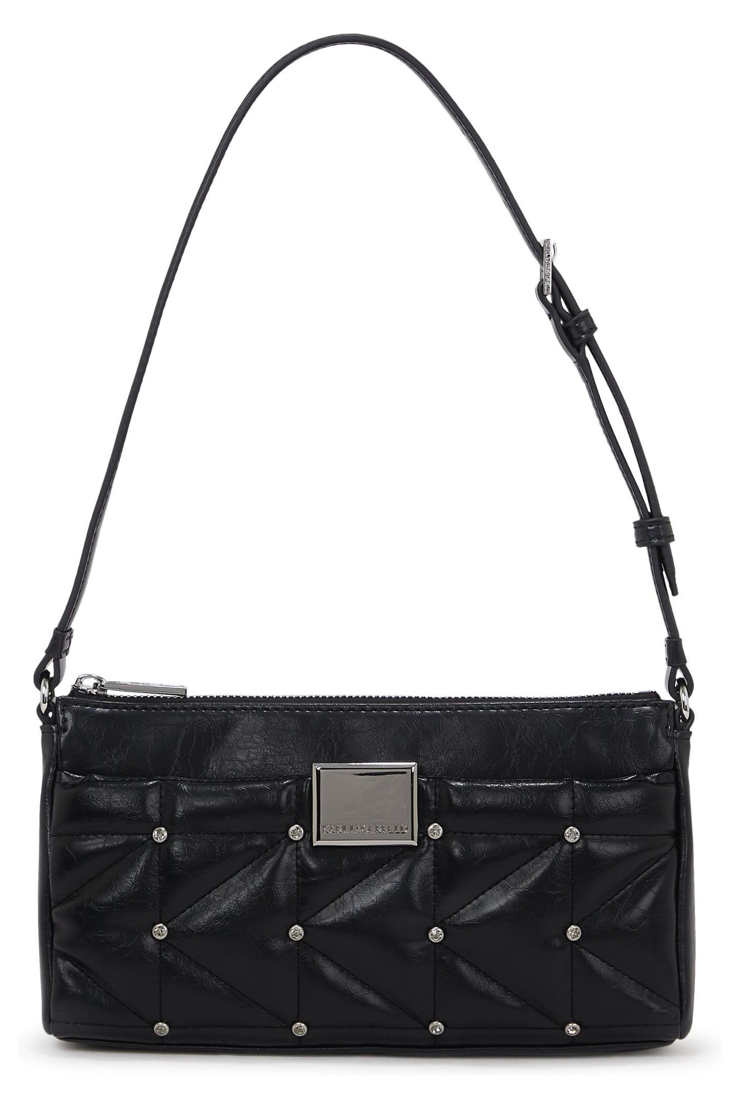K/KUILT SMALL SHOULDER BAG BLACK-NICKEL 1