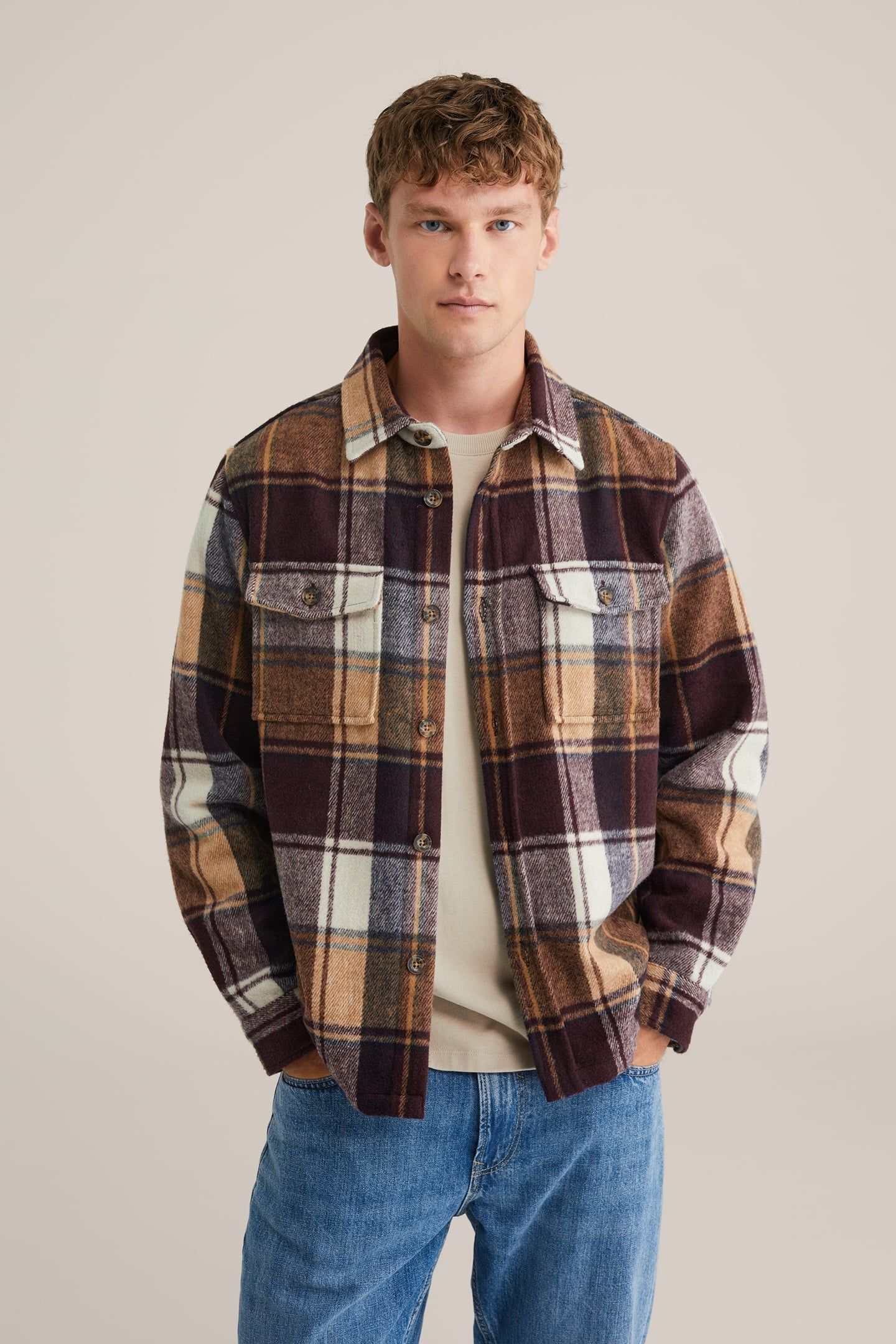 OVERSHIRT BURGUNDY RED 1