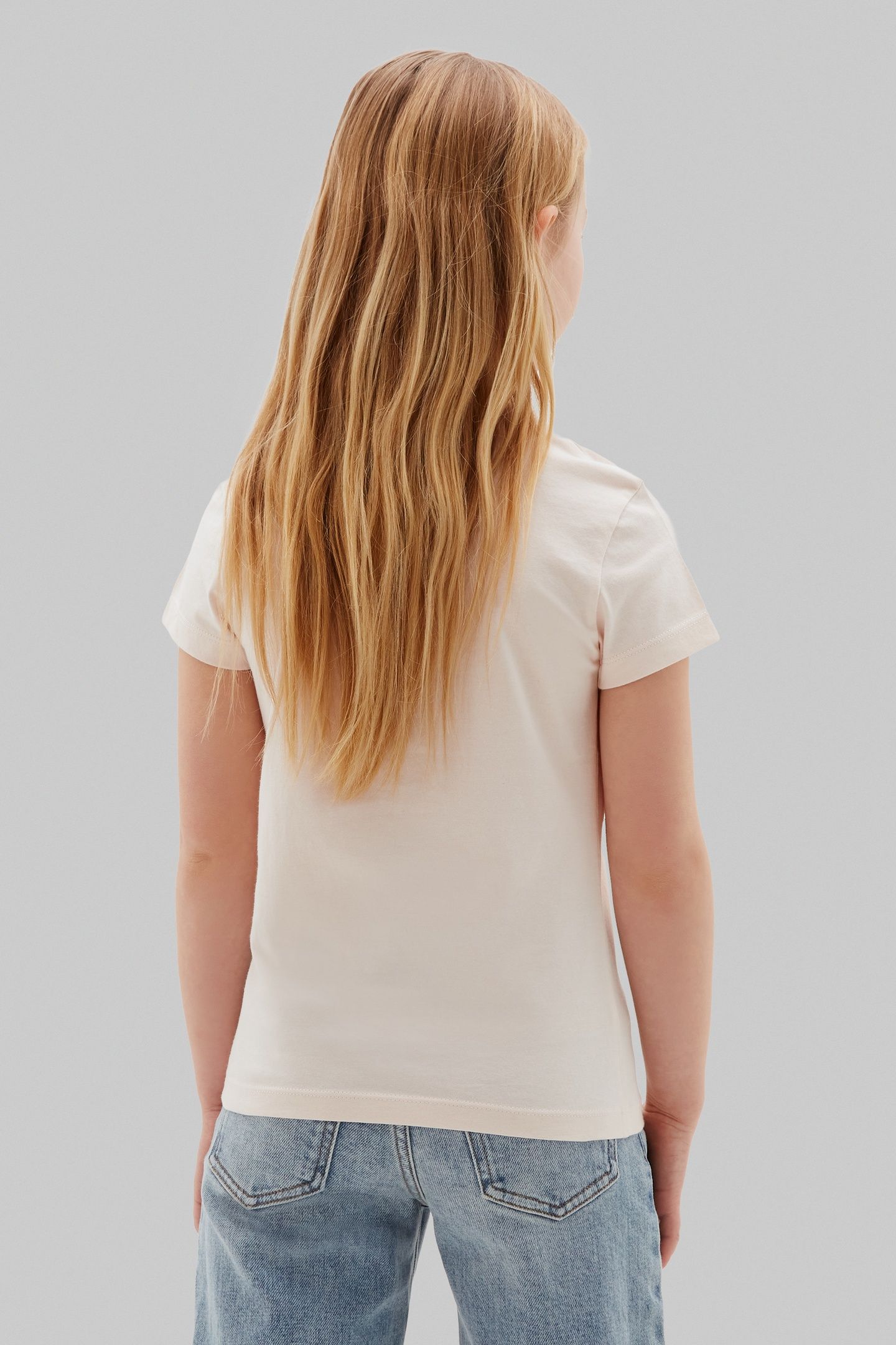 GIRLS MICRO MONOGRAM TOP PEARL 3