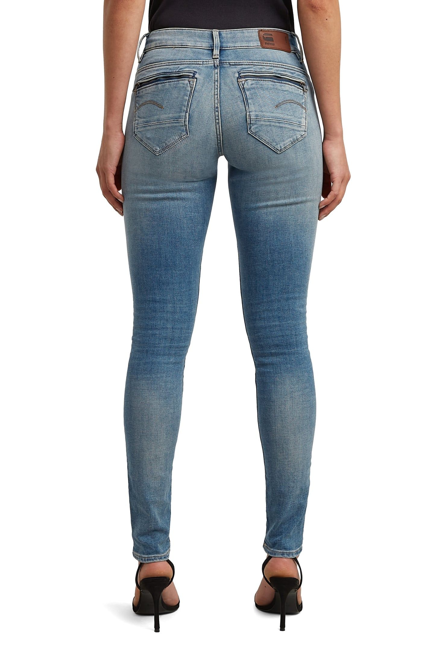 MIDGE ZIP SKINNY LIGHT VINTAGE AGED DESTROY 3