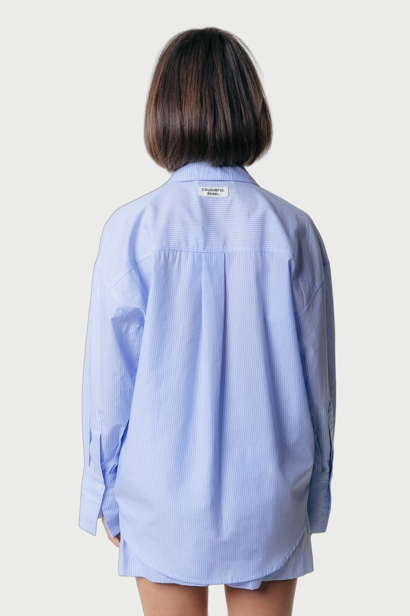 TALIA STRIPED BLOUSE LIGHT BABY BLUE 2