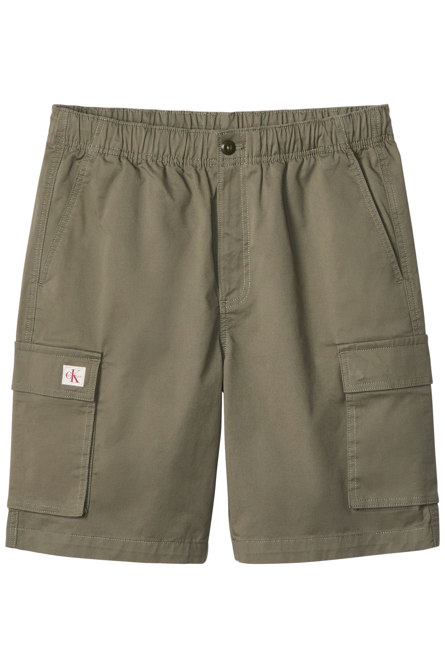 STRAIGHT COMFORT COTTON SHORTS DUSTY OLIVE 5
