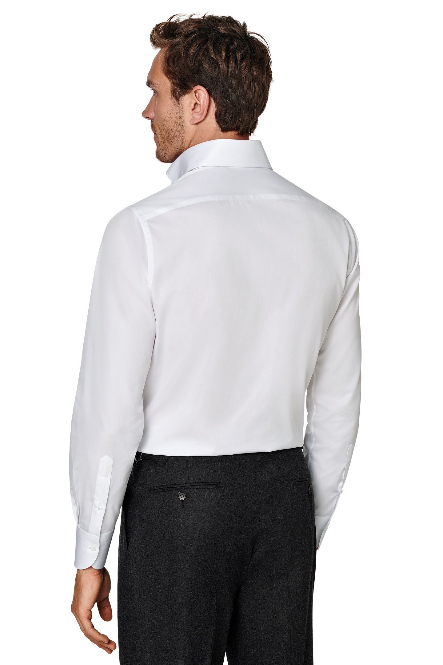 LUXURY WHITE WIDESPREAD FORMAL SHIRTS WHITE 5