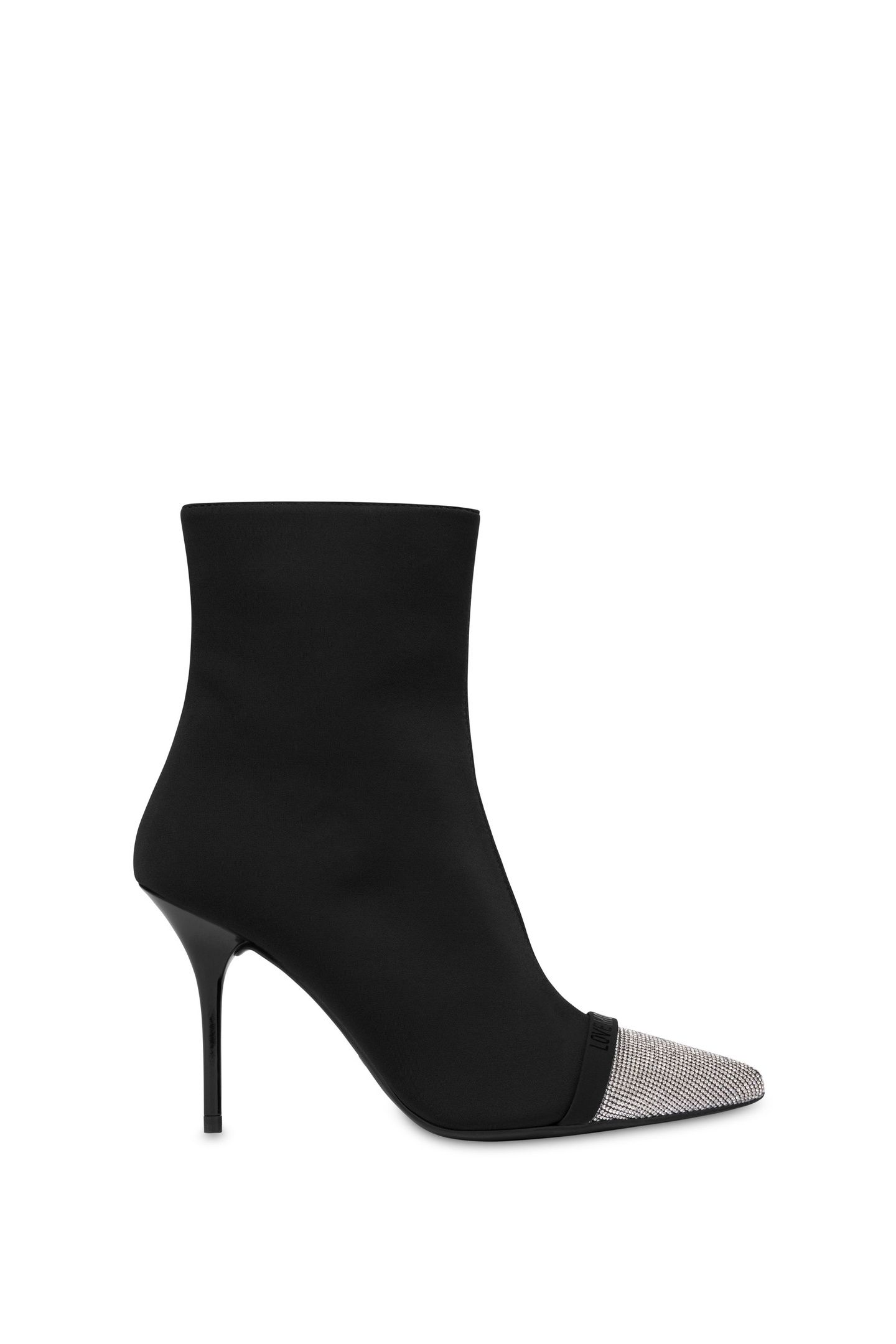 SPARKLING TOE ANKLE BOOTS BLACK 1