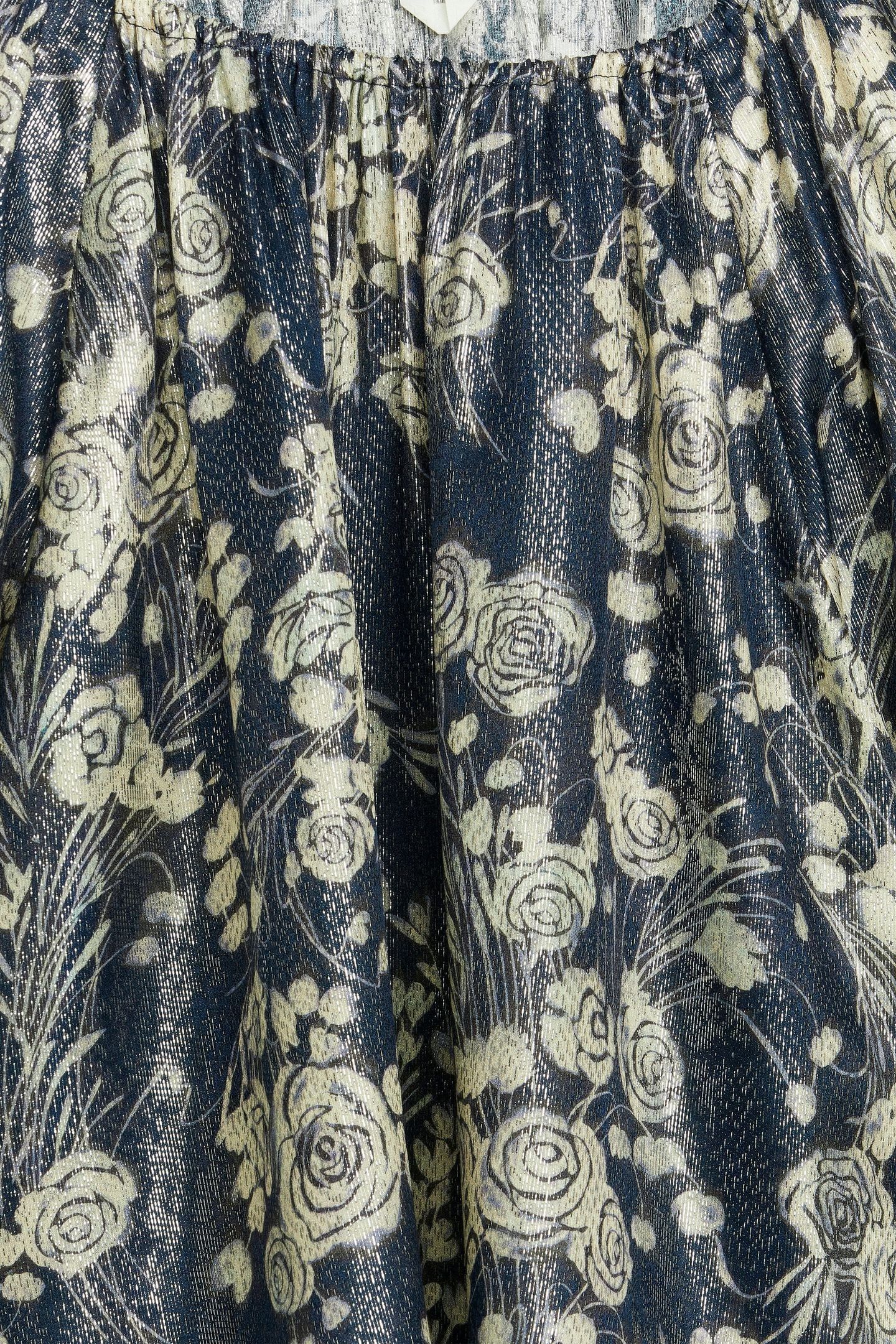 HEBE AOP METALLIC LUREX BLUE 4