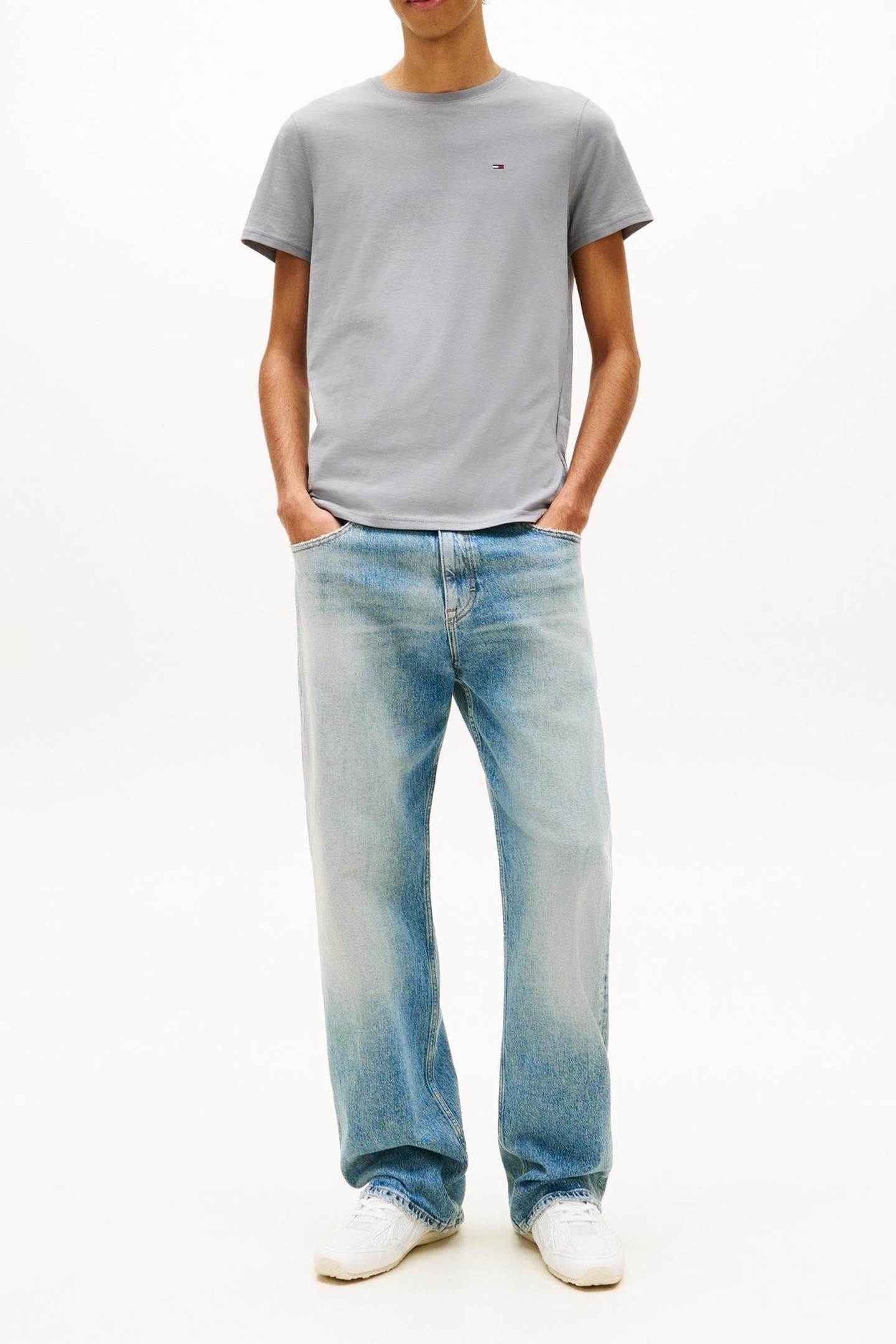 TJM XSLIM JERSEY TEE GRAVEL GREY 2