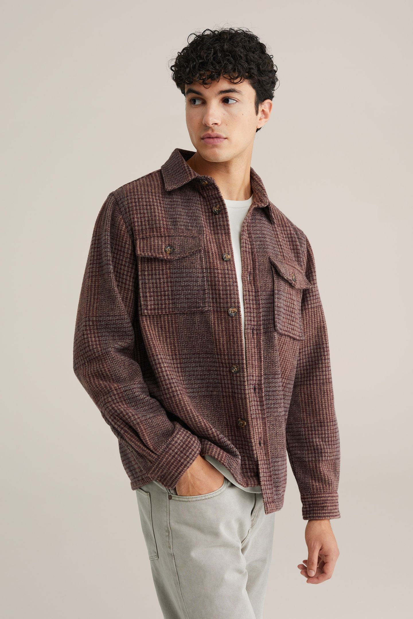 OVERSHIRT VINTAGE RED 1
