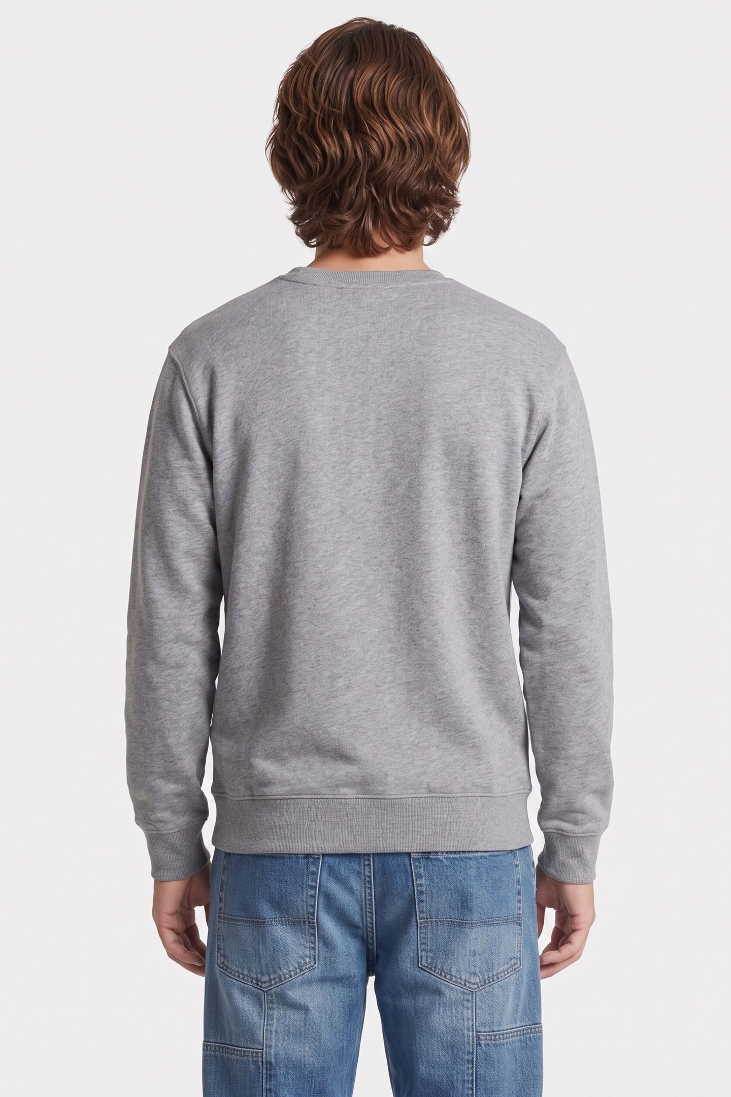 DIAMO SWEAT MIXED GREY 3