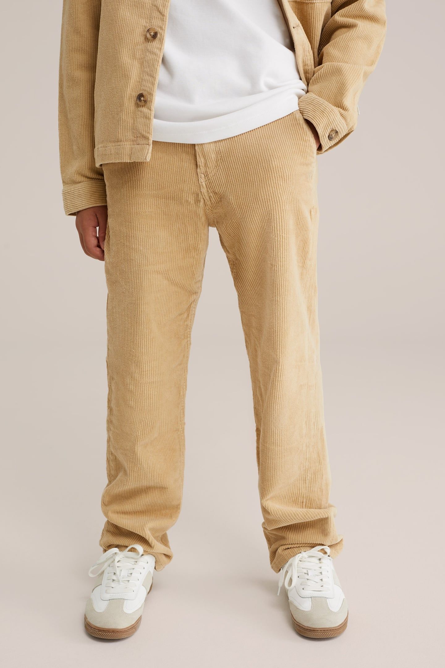 5-POCKET MID WAIST BEIGE 1