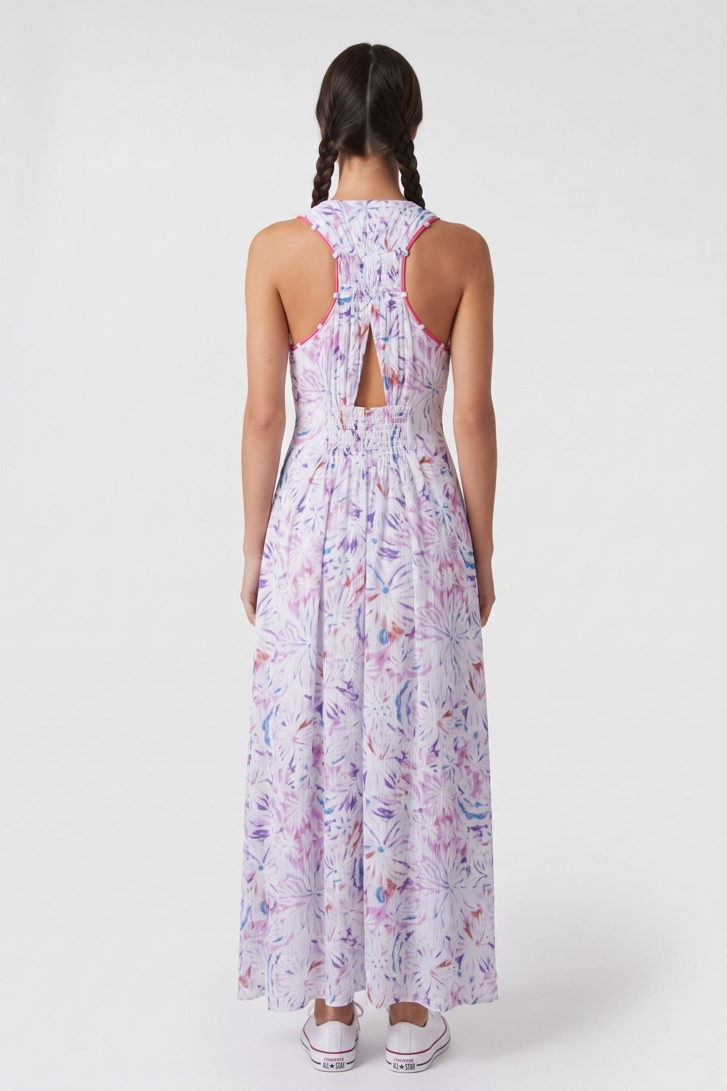 LAINI DRESS LIGHT PINK MULTICO 2