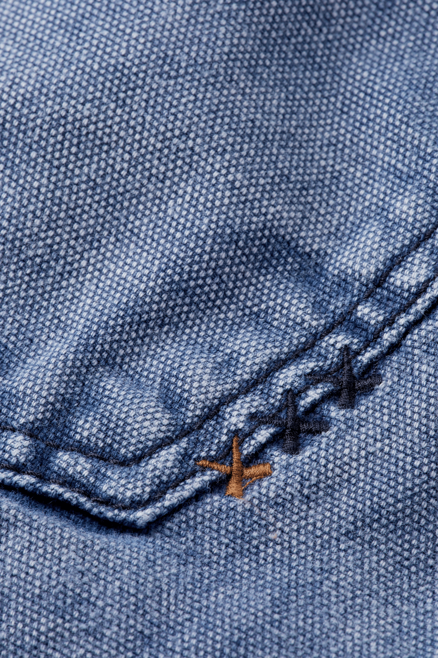 THE TIDE LONGER INSEAM BALLOON JEANS IN MOUNTAIN DYED CANVAS 7