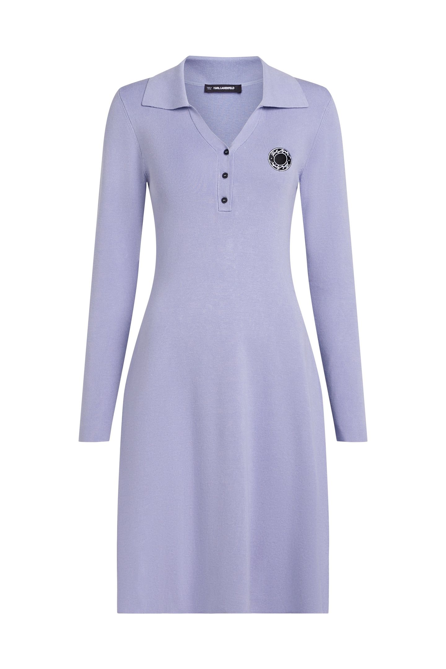 POLO KNIT DRESS SWEET LAVENDER 1