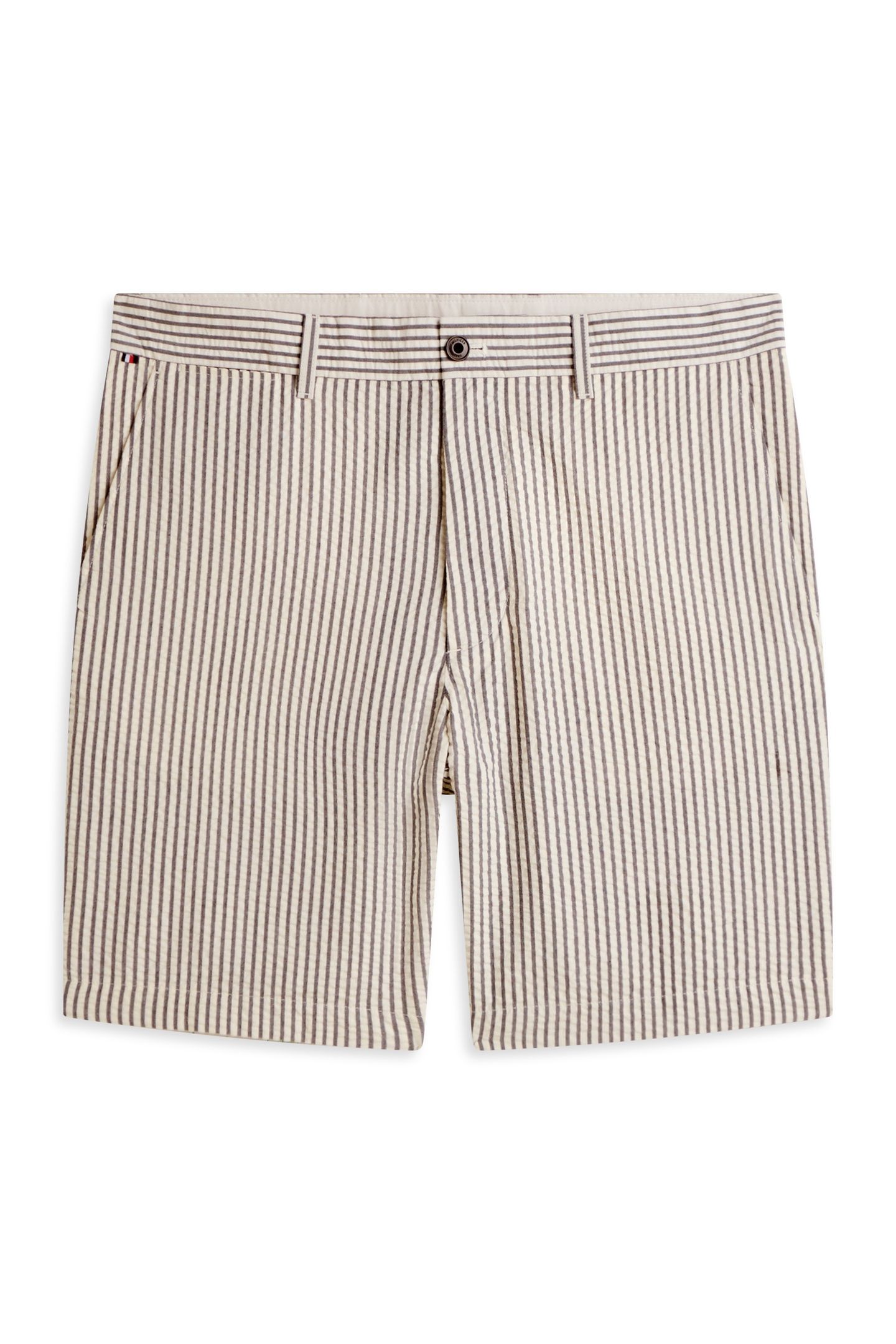 DOVER 8 INC SEERSUCK SHORTS DESERT SKY/ECRU 4