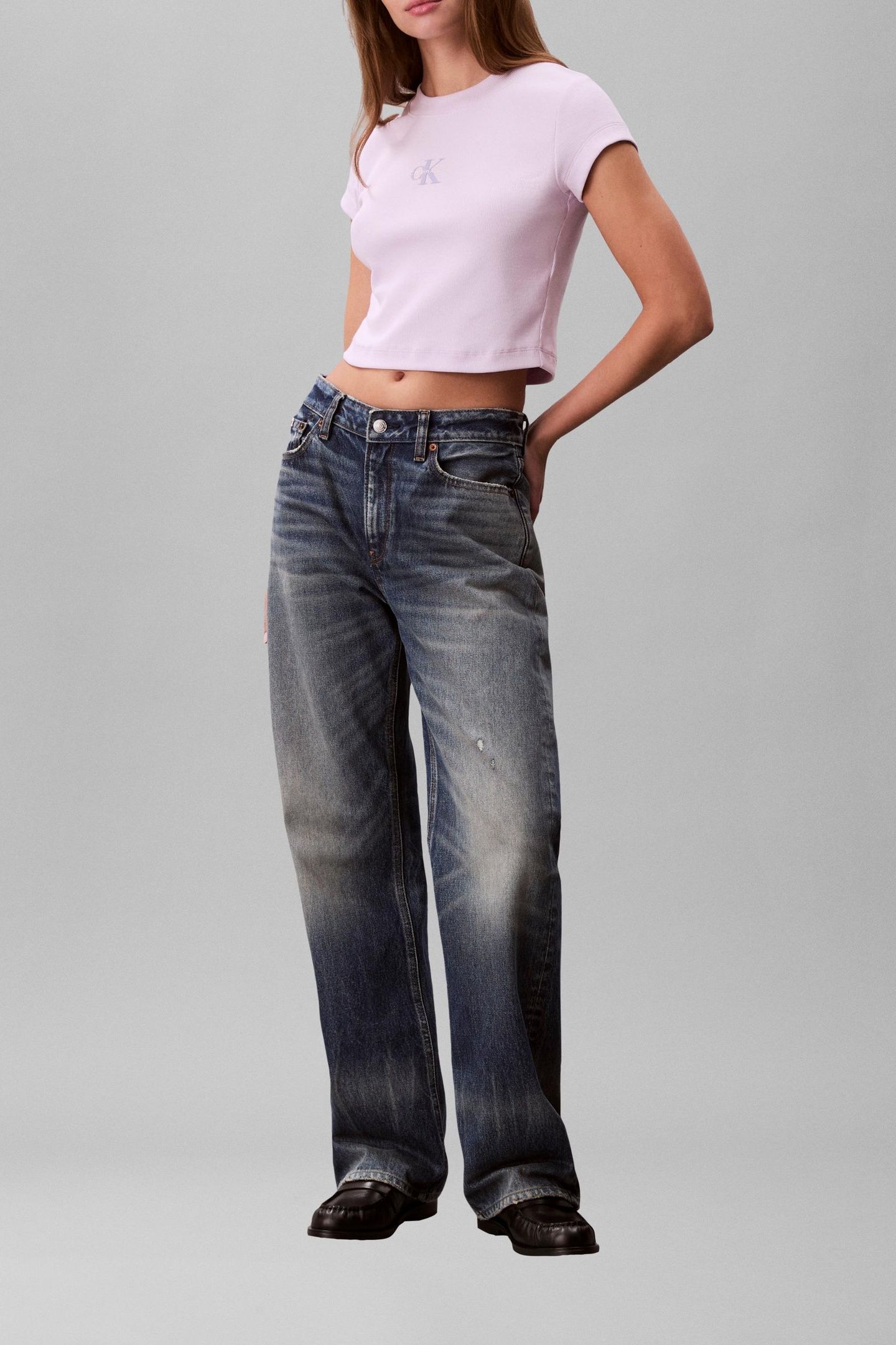 MONOLOGO BABY RIB TEE ISLAND LILAC 3