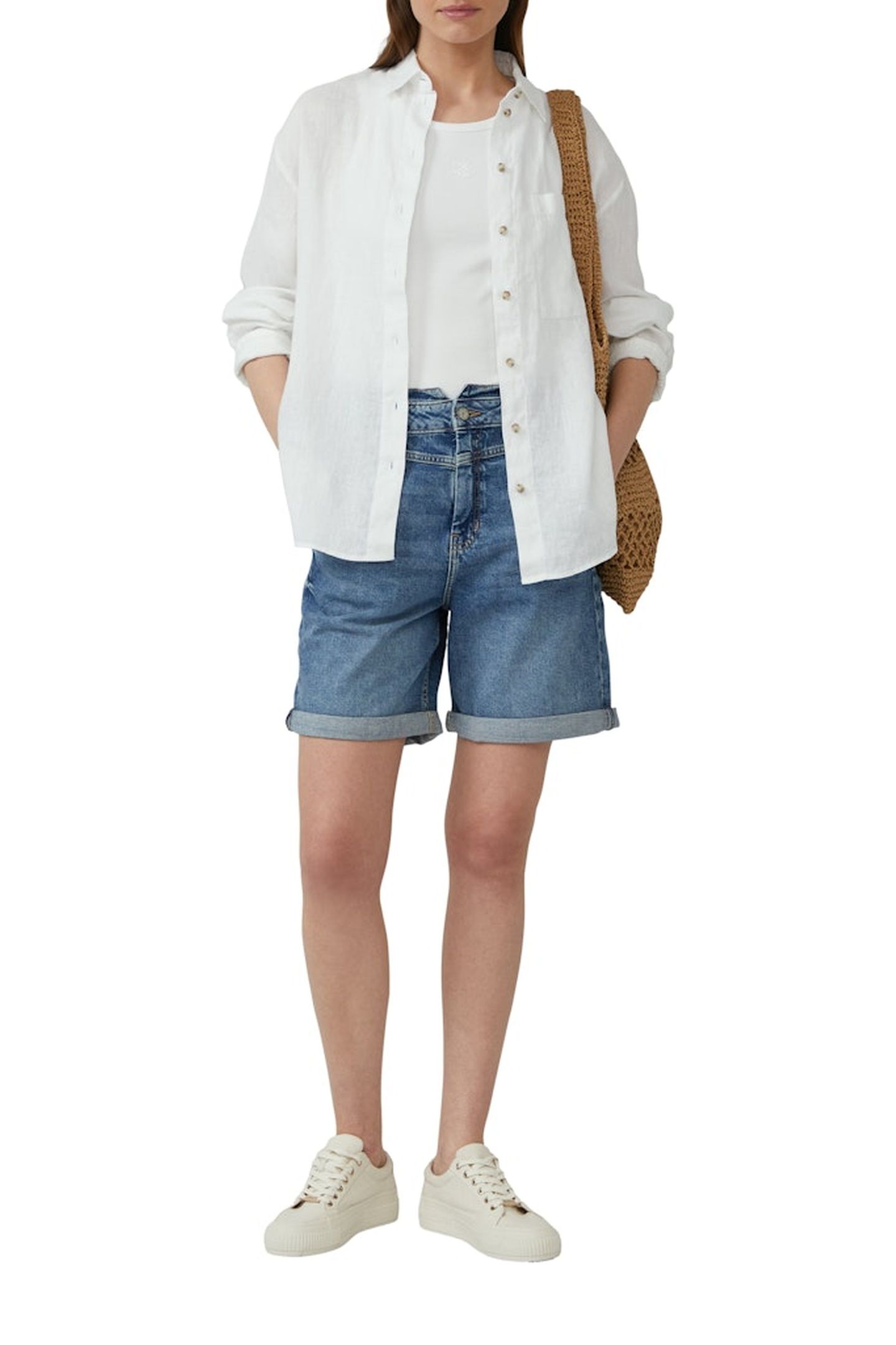 S.OLIVER JEANS SHORTS BLUE DENIM 2