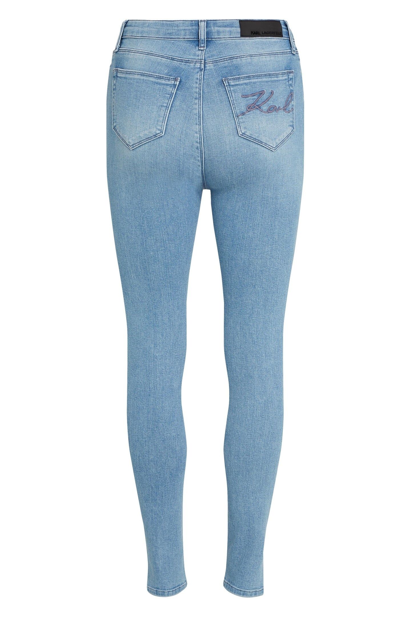 SKINNY DENIM PANTS MID BLUE 3
