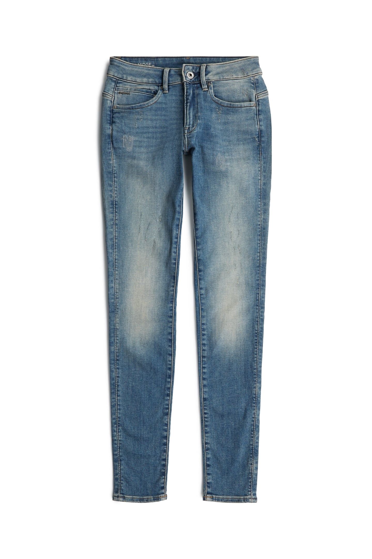 MIDGE ZIP SKINNY LIGHT VINTAGE AGED DESTROY 4