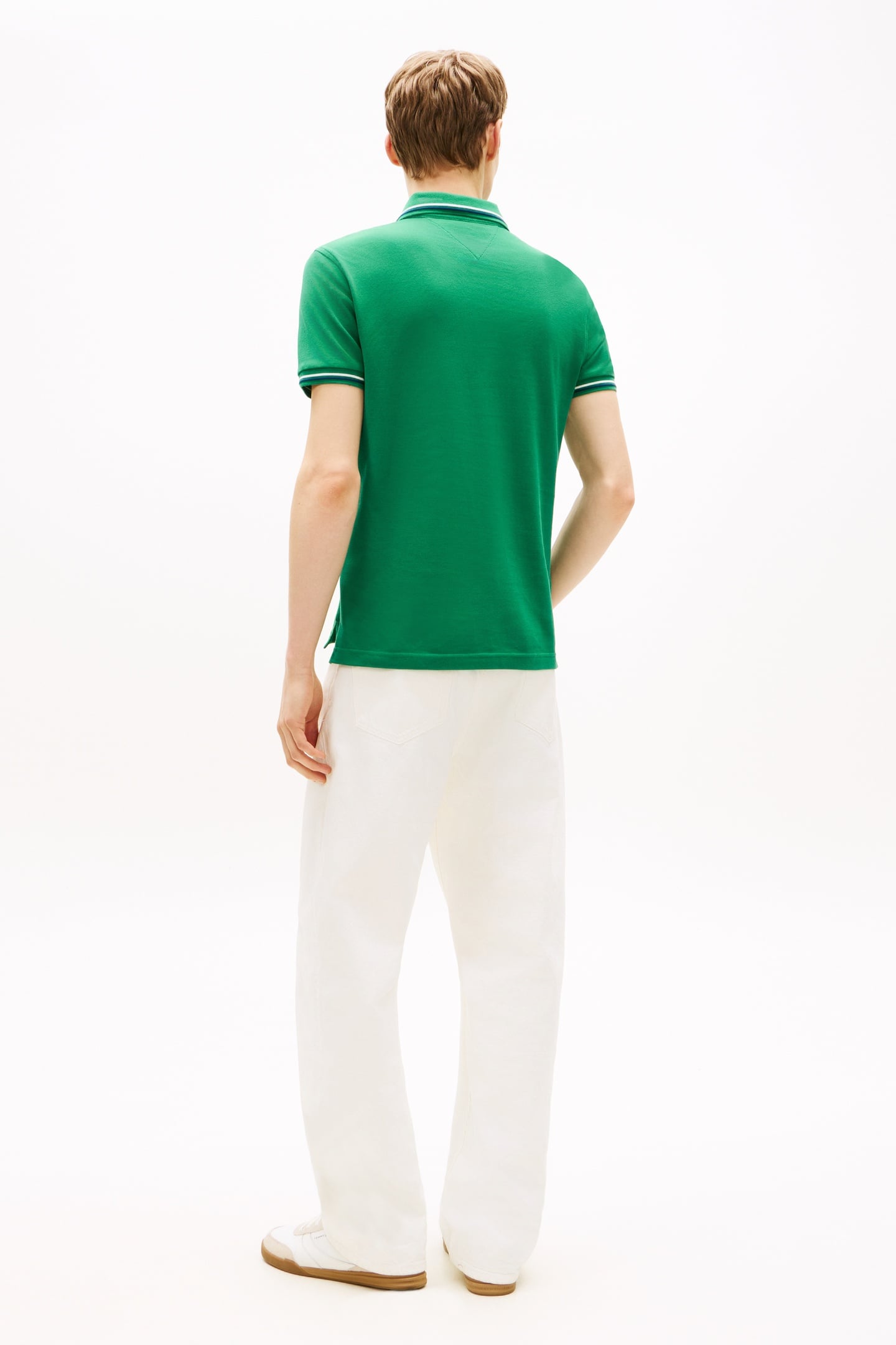 TIPPED SLIM FIT POLO NOUVEAU GREEN 3