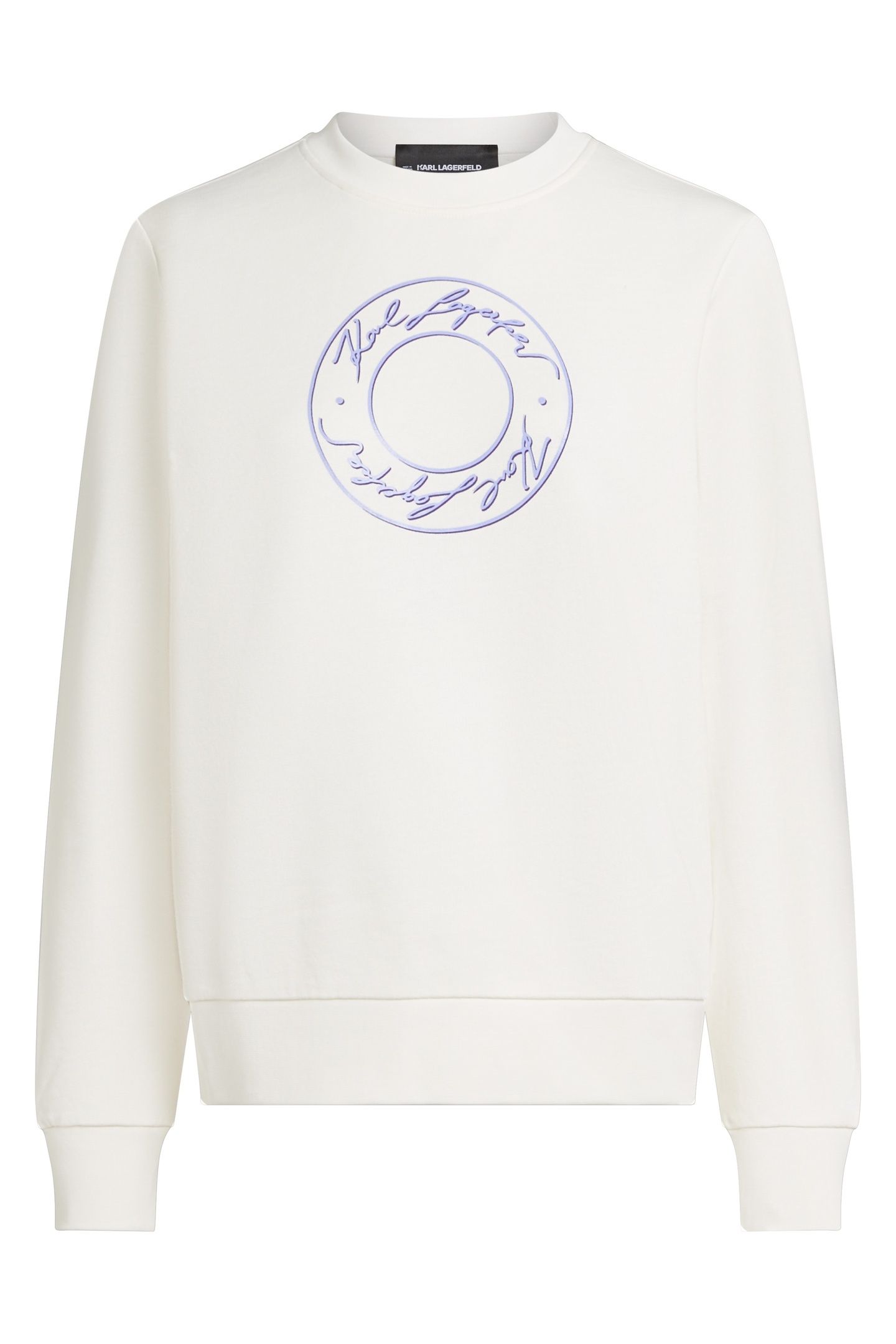 BIG LUNA PRINT SWEATSHIRT SNOW WHITE 1