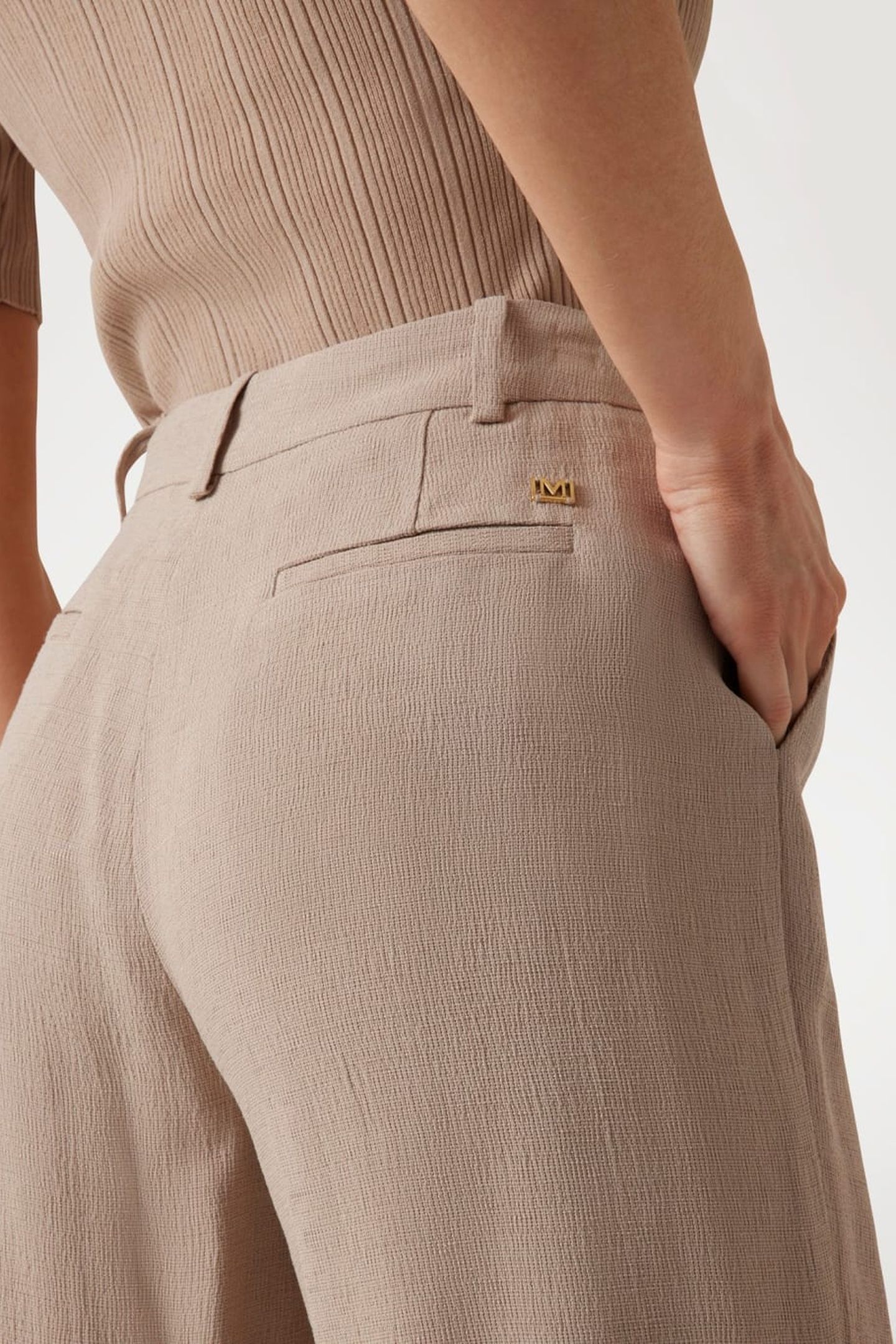 ARIANA STRAIGHT PANT VELVET TAUPE 3