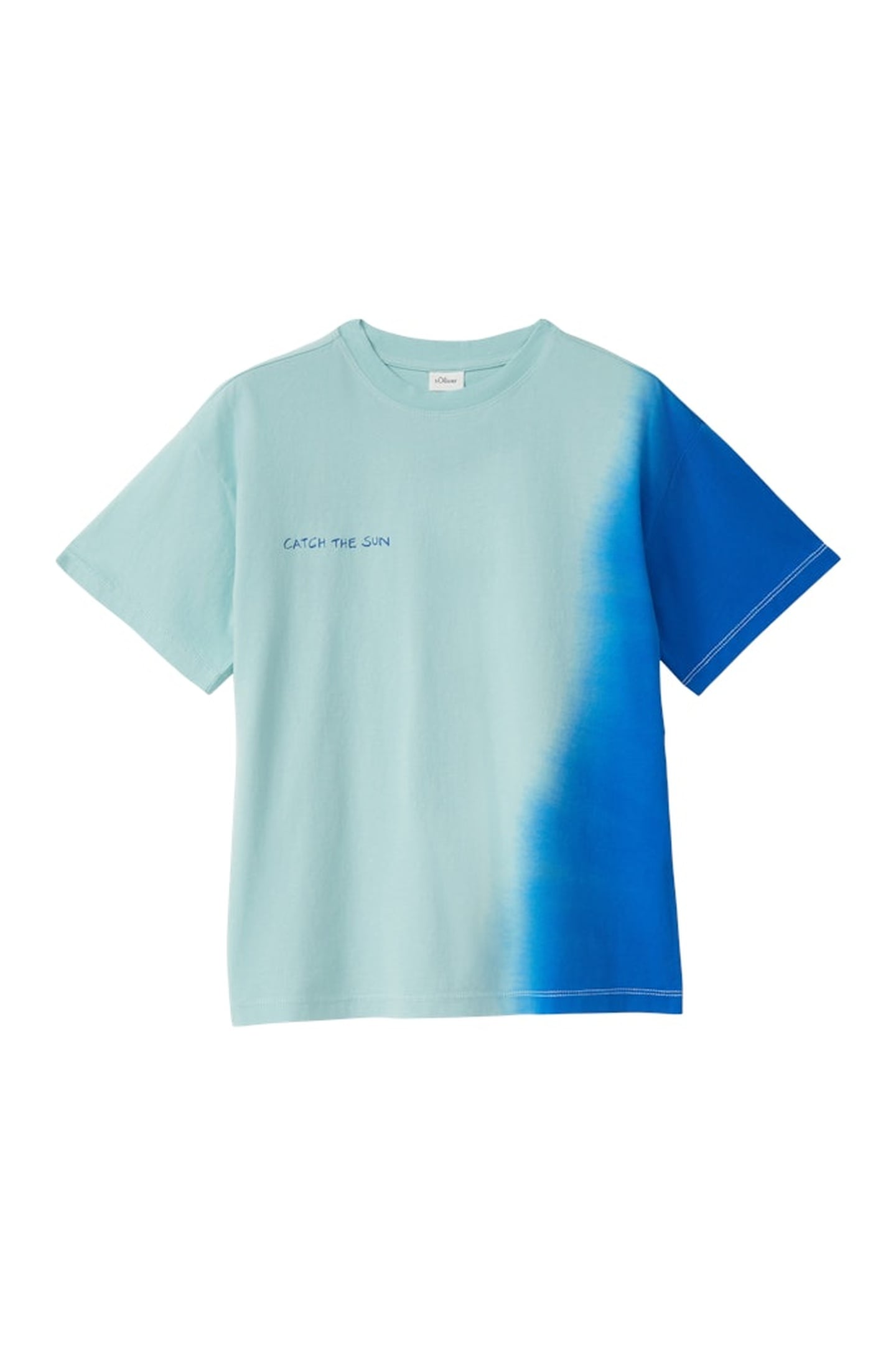 S.OLIVER T-SHIRTS BLUE GREEN 1