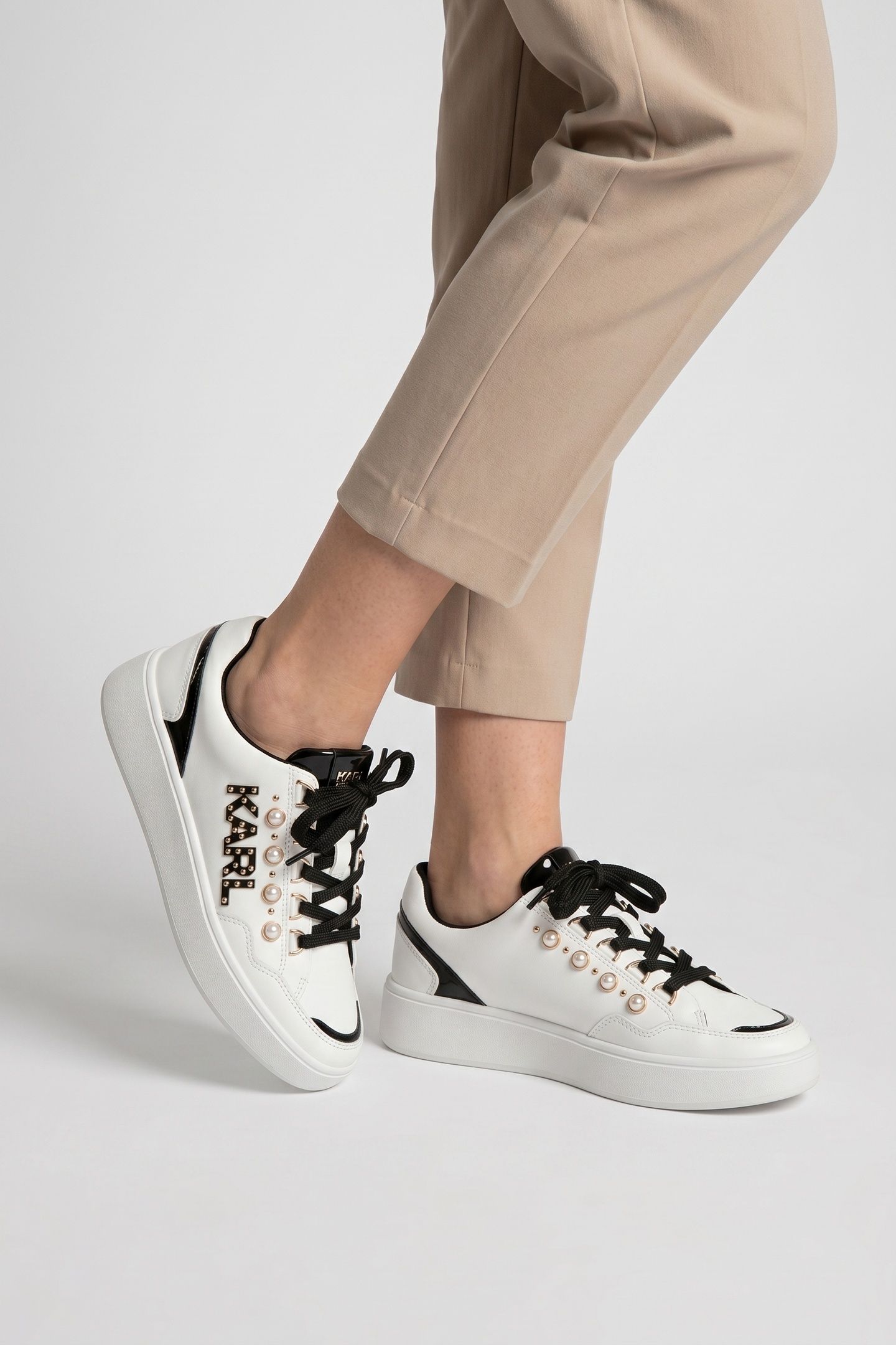 KARL PEARL SNEAKERS WHITE 3