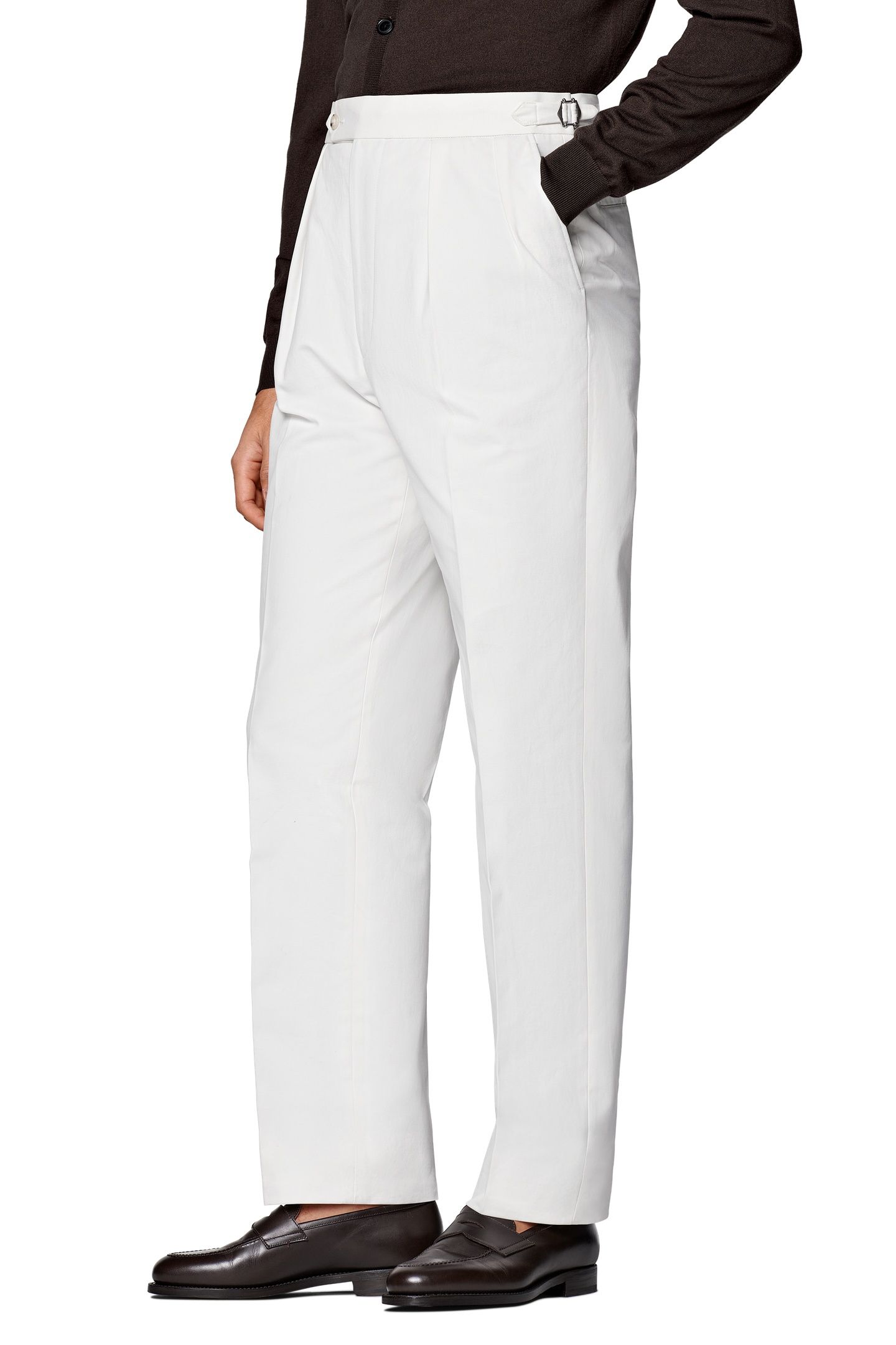 MIRA-OFF-WHITE FORMAL TROUSERS OFF-WHITE 3
