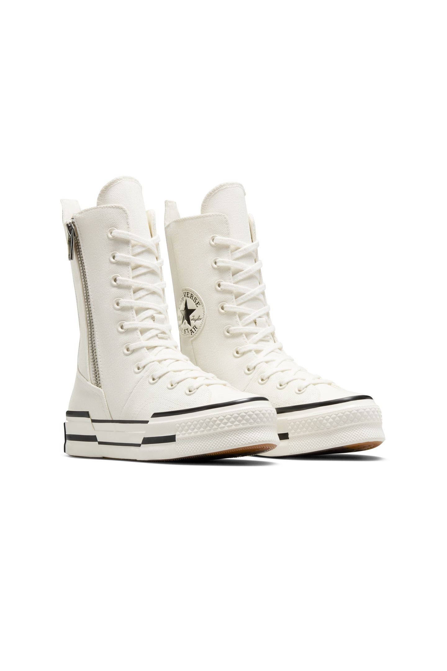 CHUCK 70 PLUS X-HI EGRET/EGRET/BLACK 3