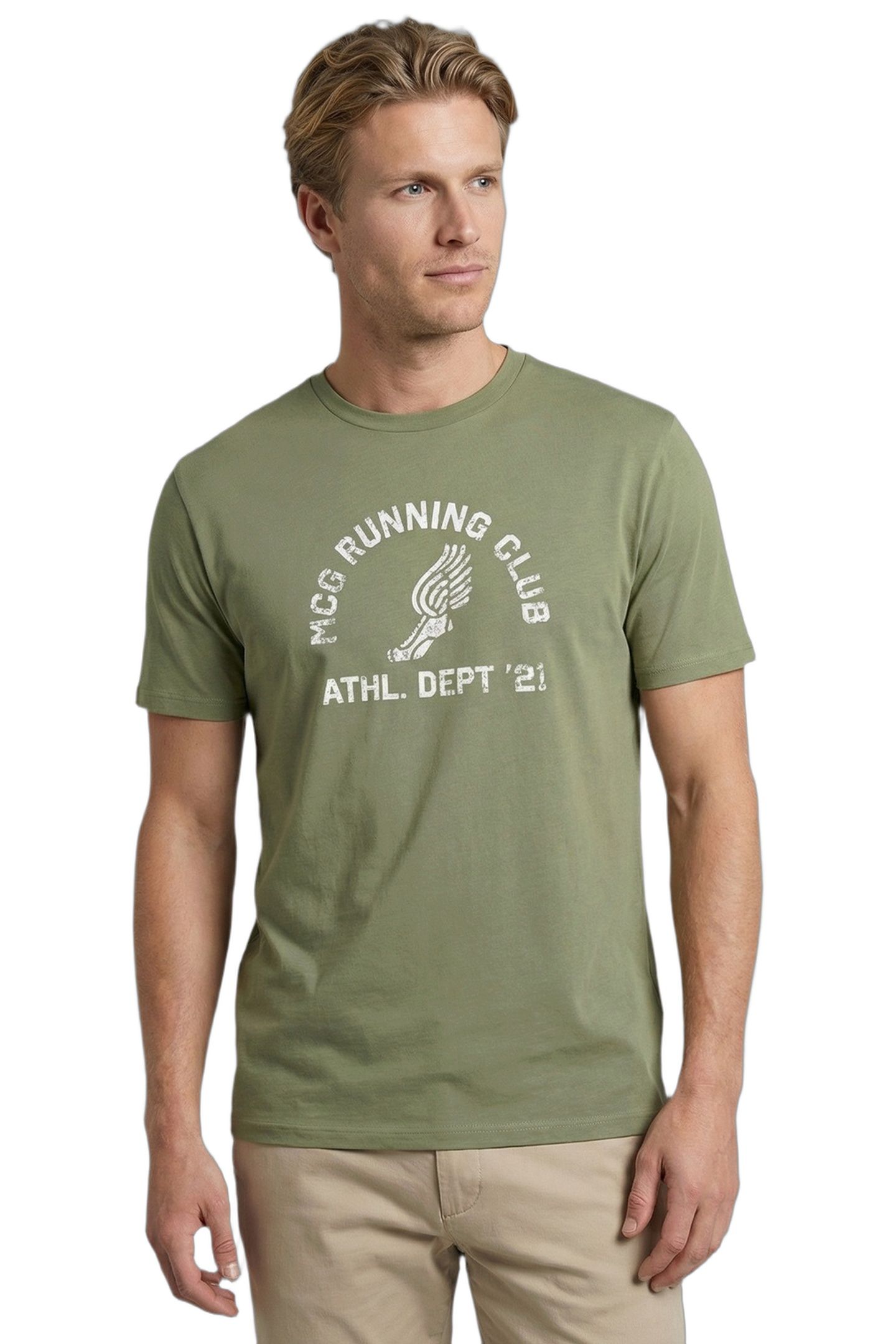 GRAPHIC T-SHIRT 2 LIGHT OLIVE 1