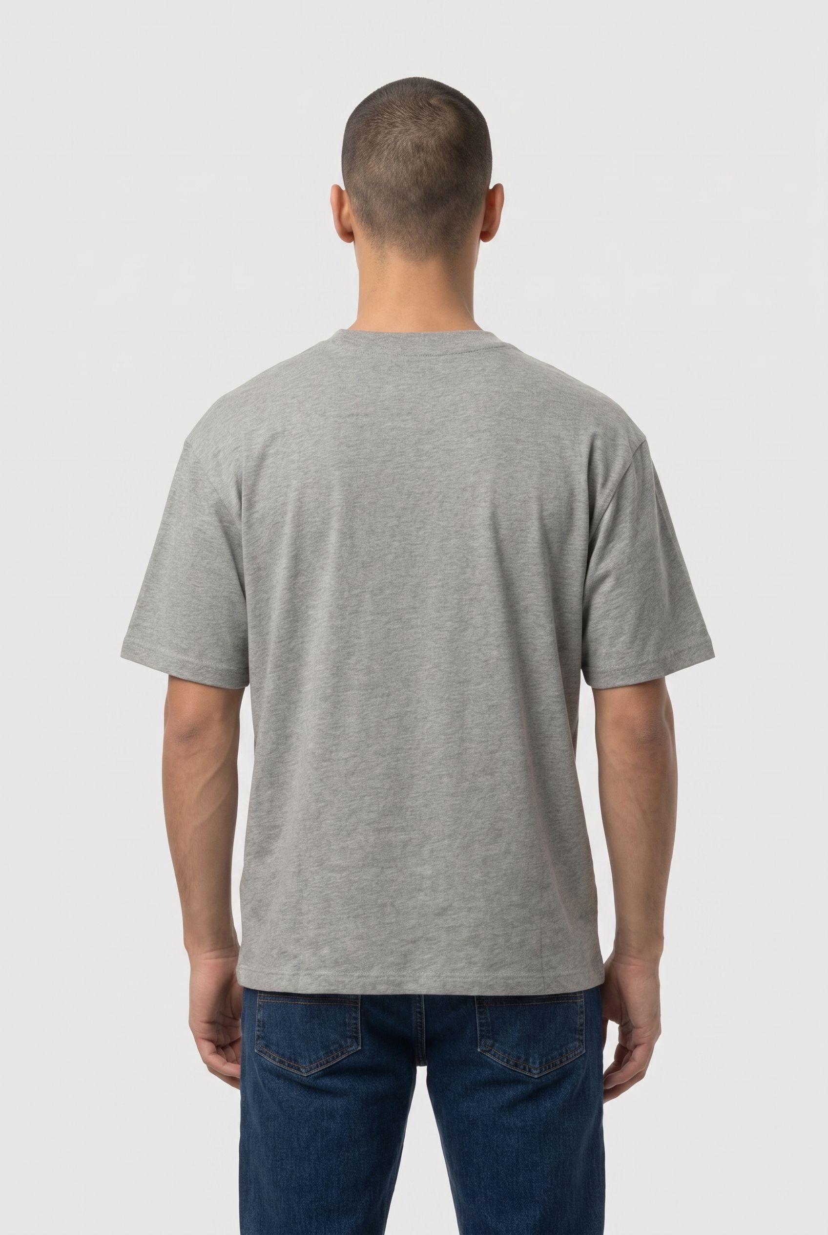 SHORT SLEEVE TEE MED GRY HEATHER 2