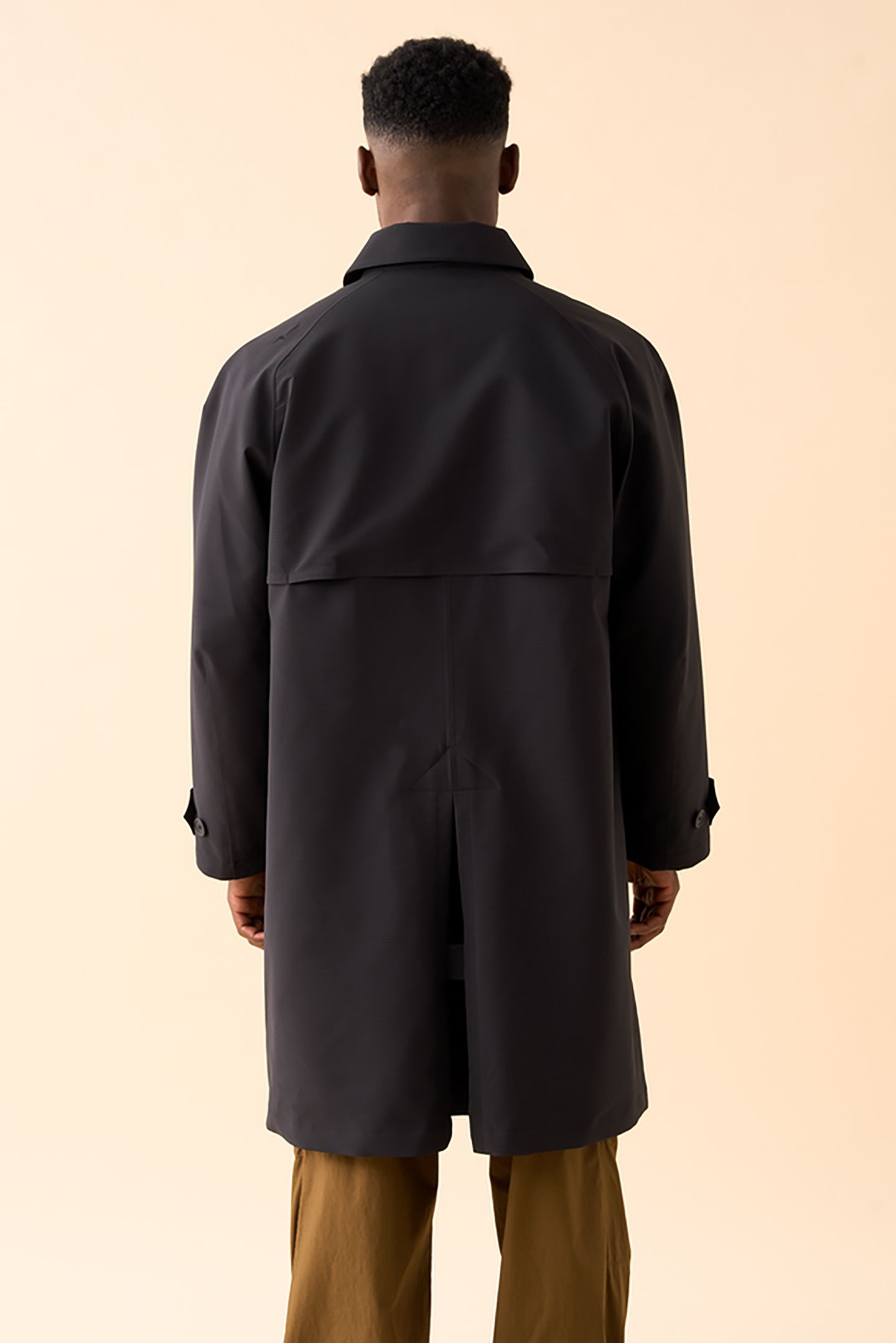 UNISEX SL TECH TRENCH COAT BLACK 2